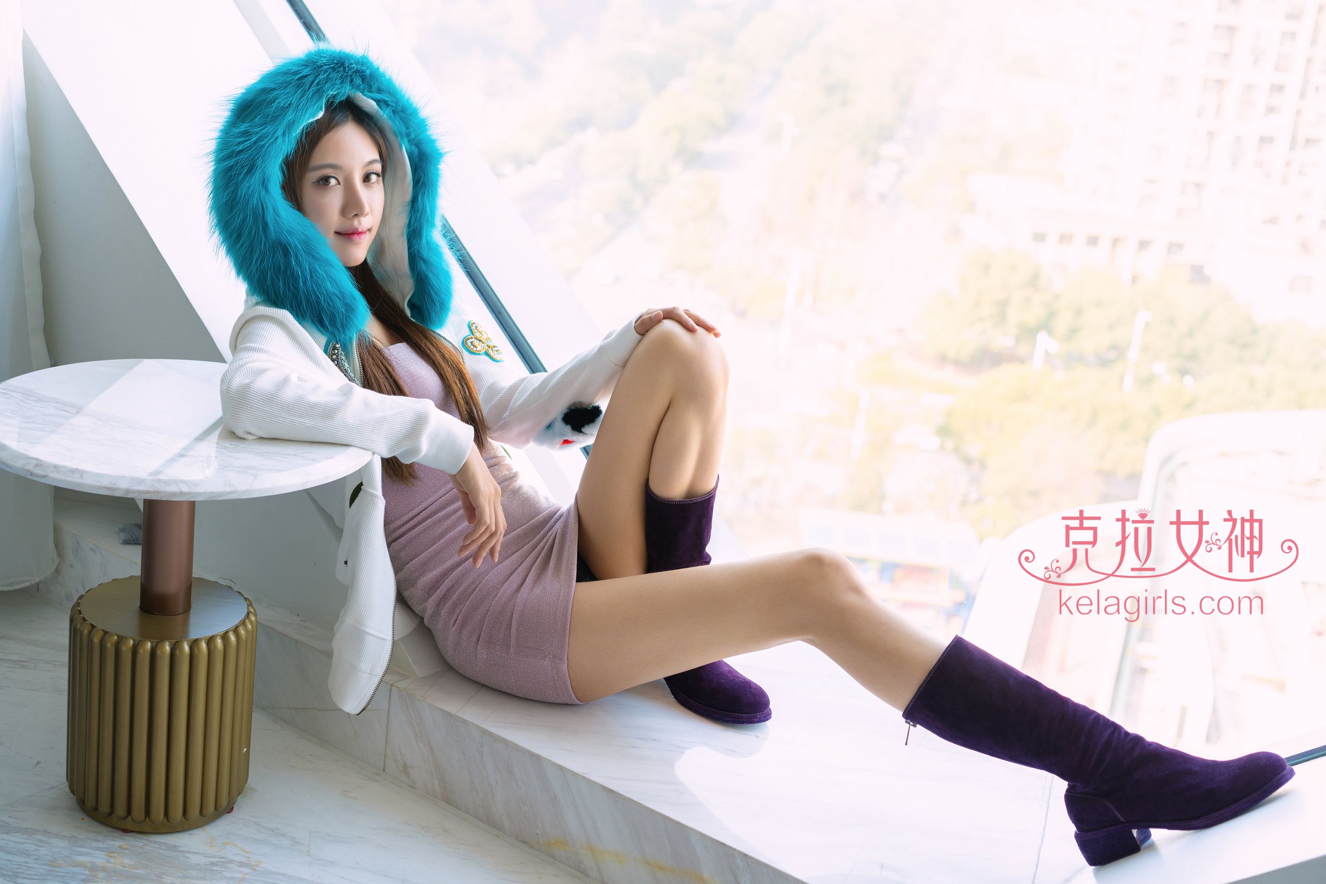 [克拉女神Kelagirls]  静宜 纤纤玉笋裹轻云
