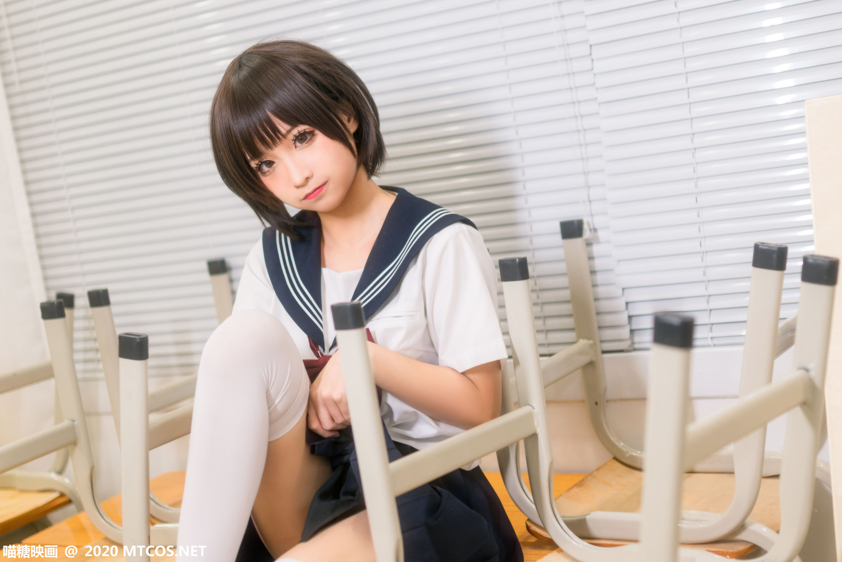[喵糖映画] JKL.020 蠢沫沫 课室JK制服