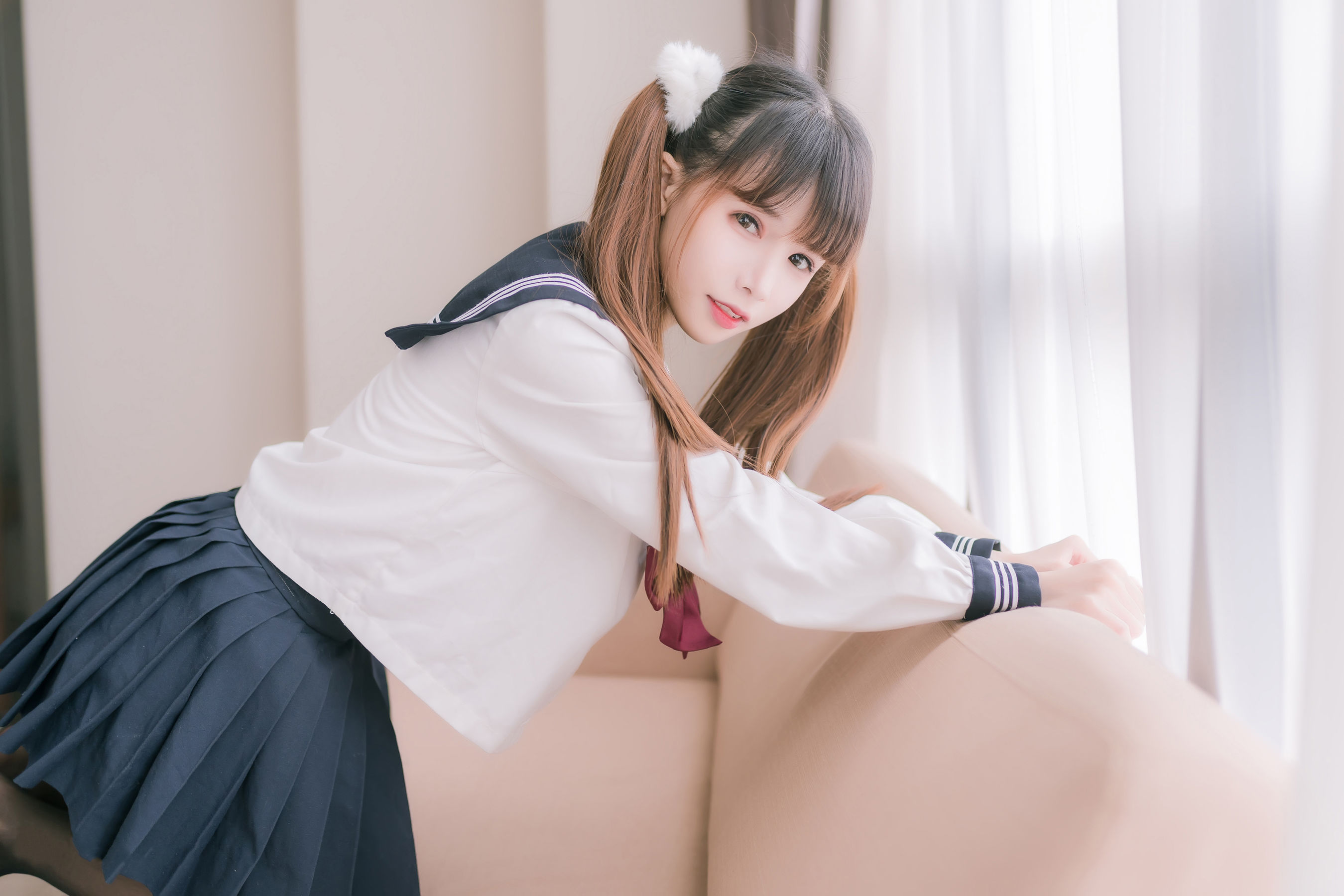 [喵糖映画] JKL.023 渡边爻爻爻子 双马尾JK制服