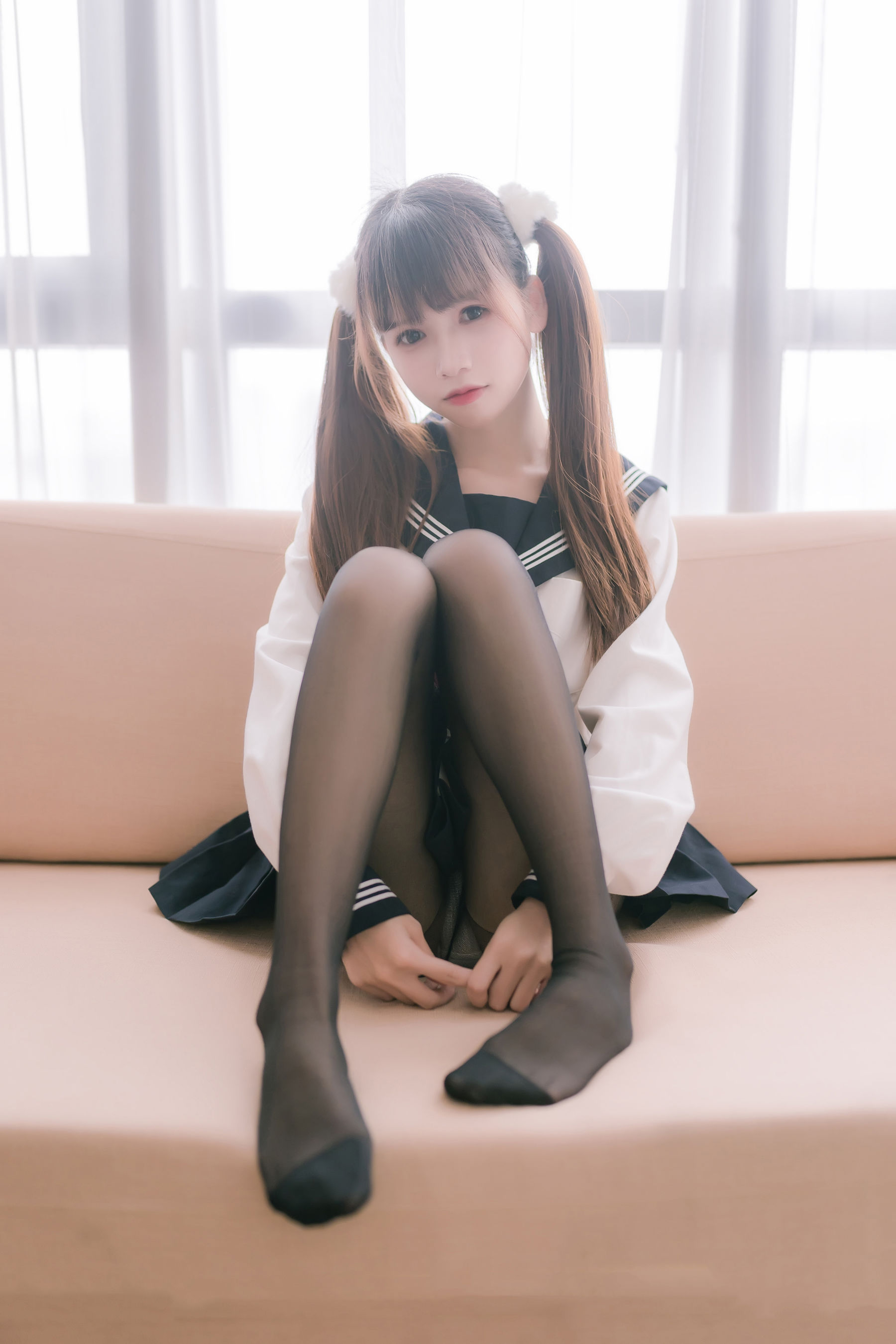 [喵糖映画] JKL.023 渡边爻爻爻子 双马尾JK制服