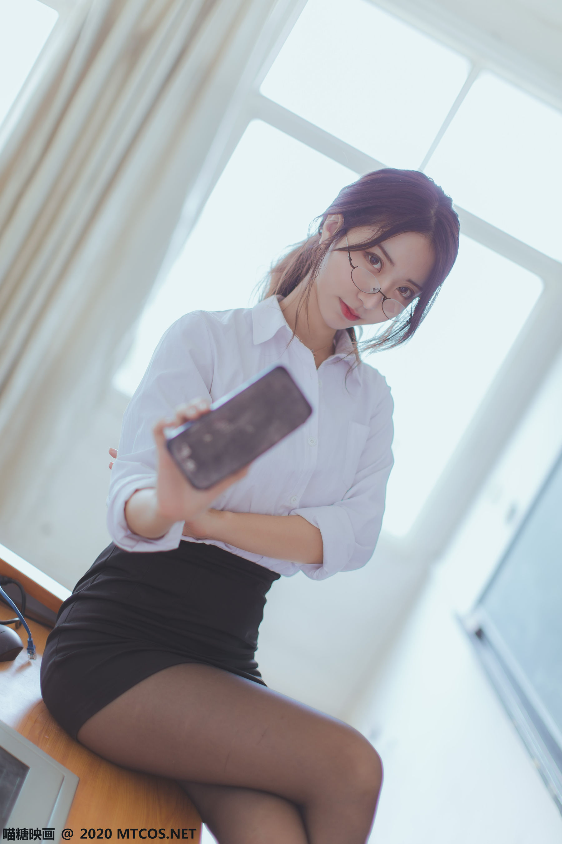 [喵糖映画] VOL.282 黑川 OL制服