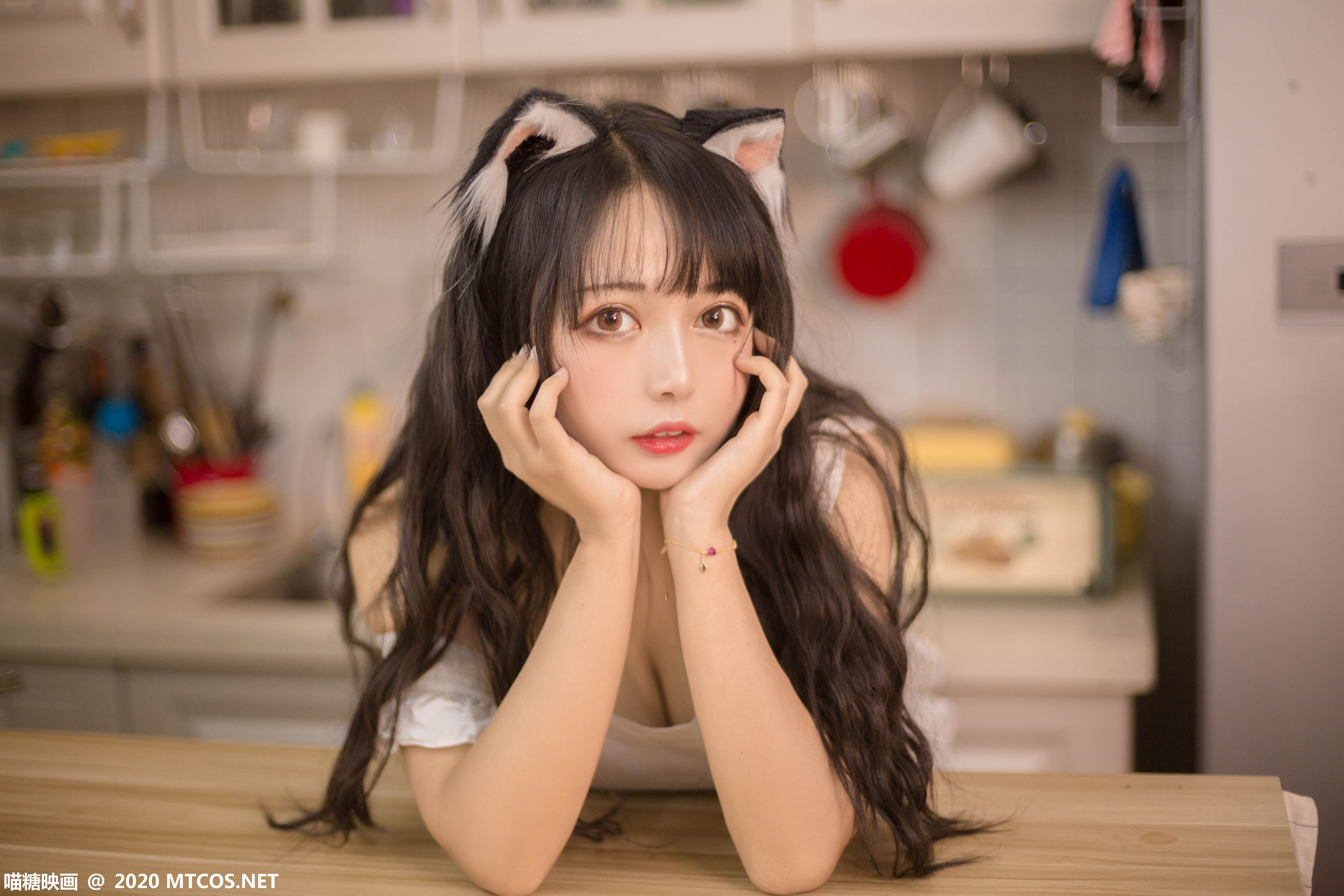 [喵糖映画] VOL.296 黑猫猫OvO 厨房猫娘
