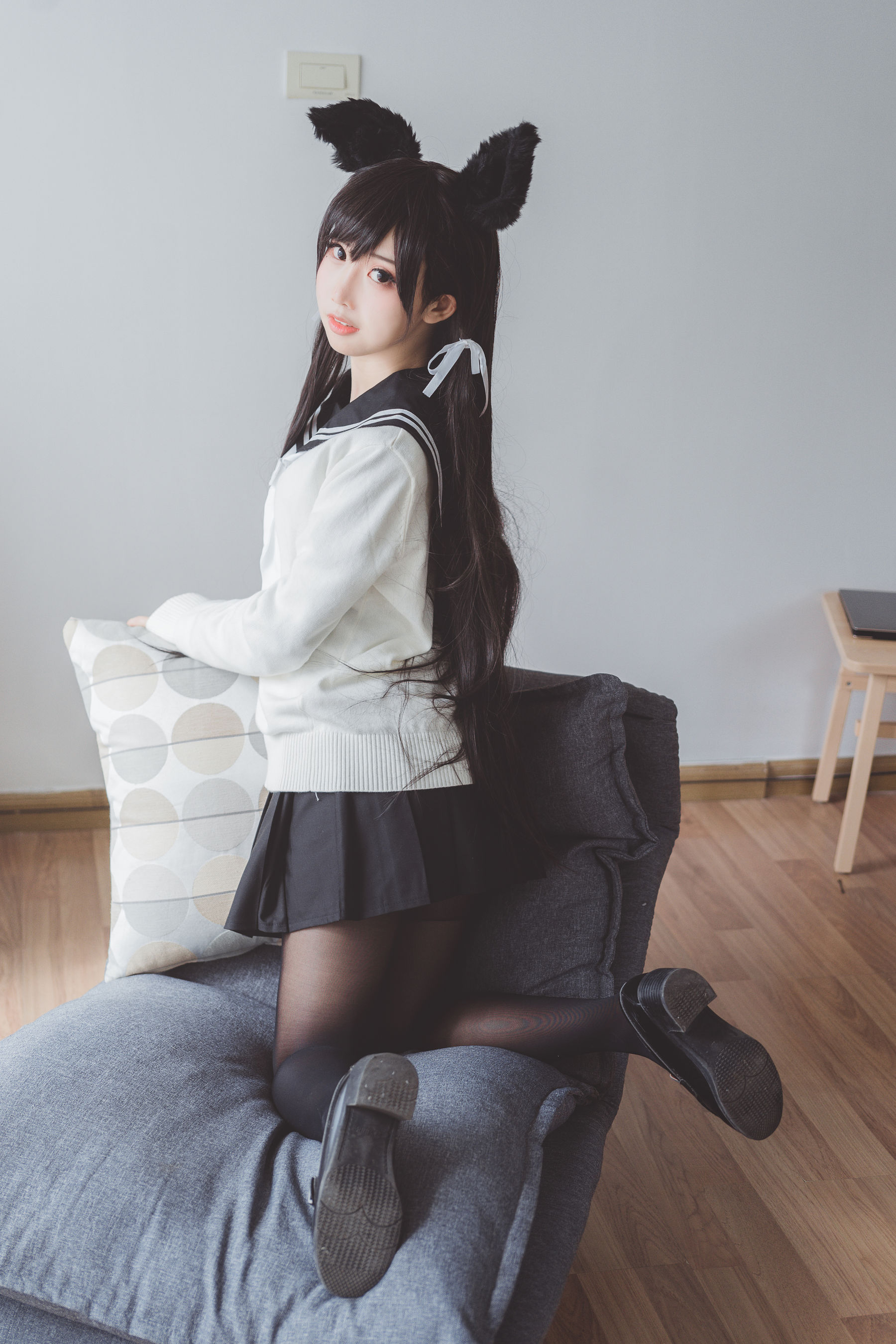 [Cosplay写真] 可爱人气Coser面饼仙儿 - 制服爱宕