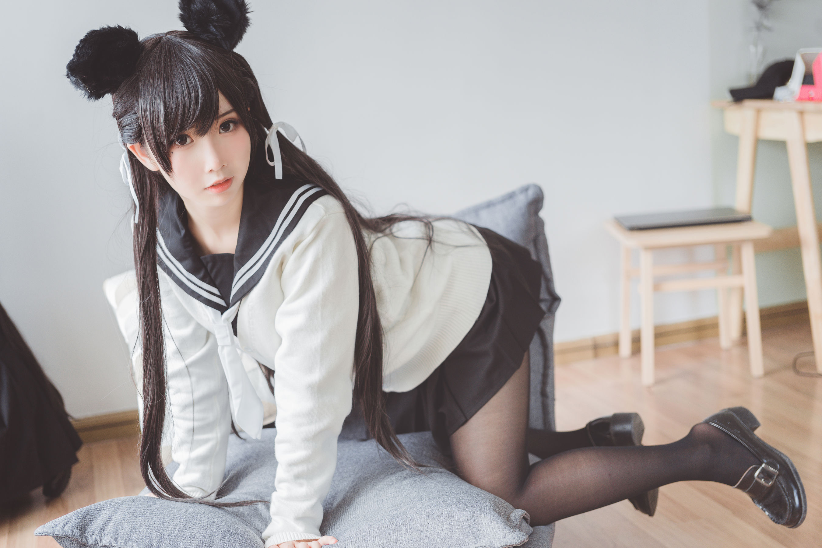[Cosplay写真] 可爱人气Coser面饼仙儿 - 制服爱宕
