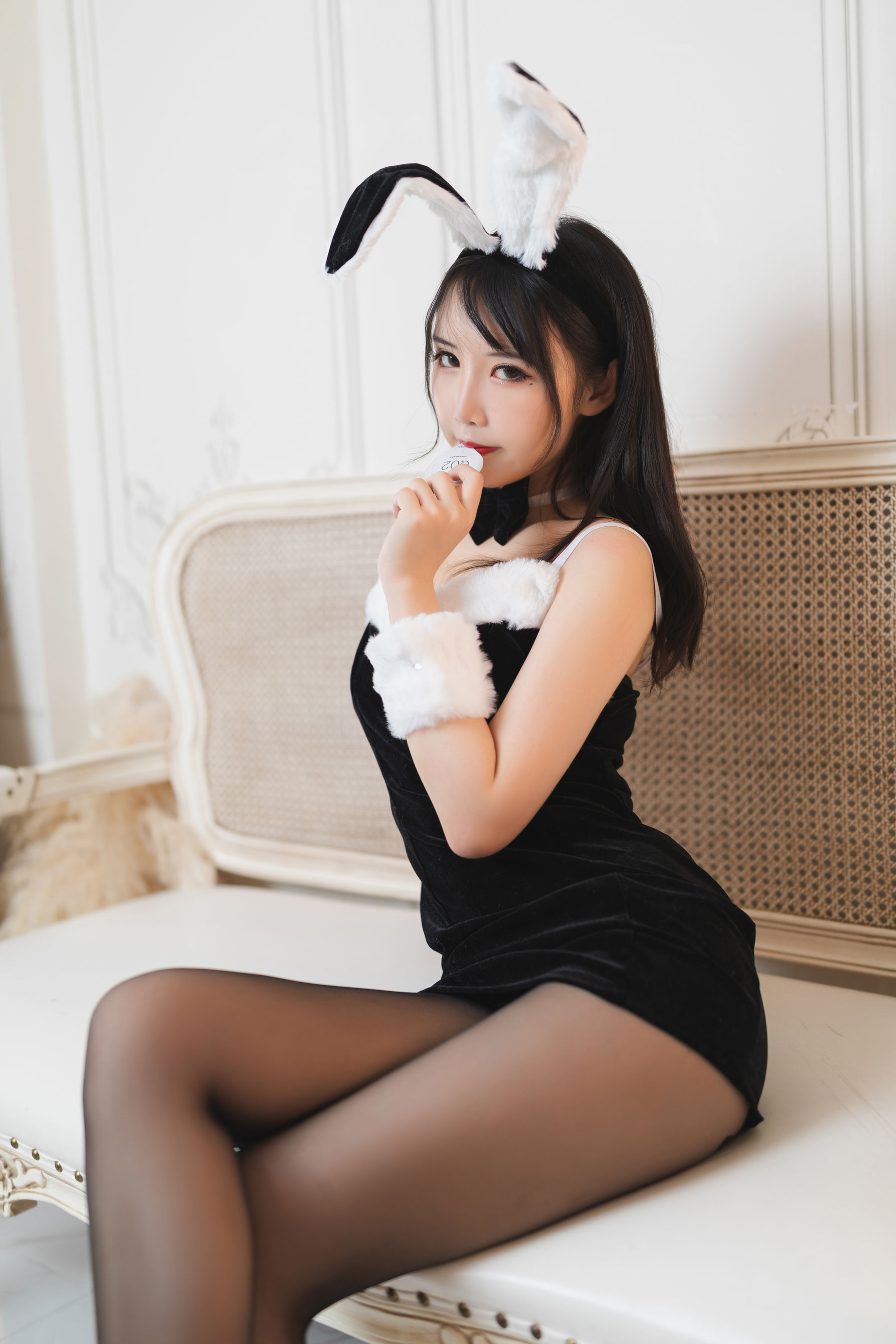[Cosplay写真] 可爱人气Coser面饼仙儿 - 大象兔女郎