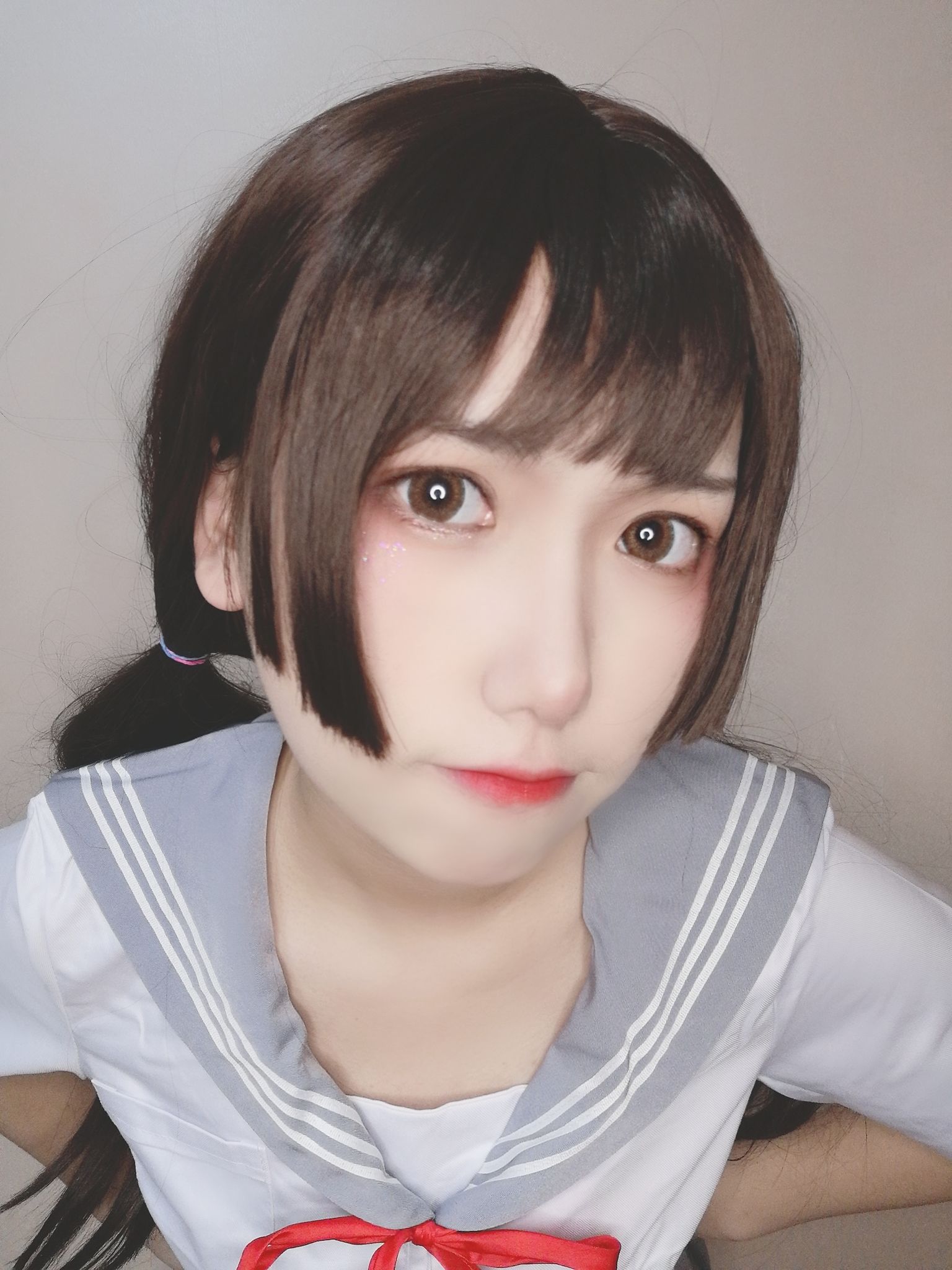 [Cosplay写真] 芋圆侑子SJ_ - 白丝jk