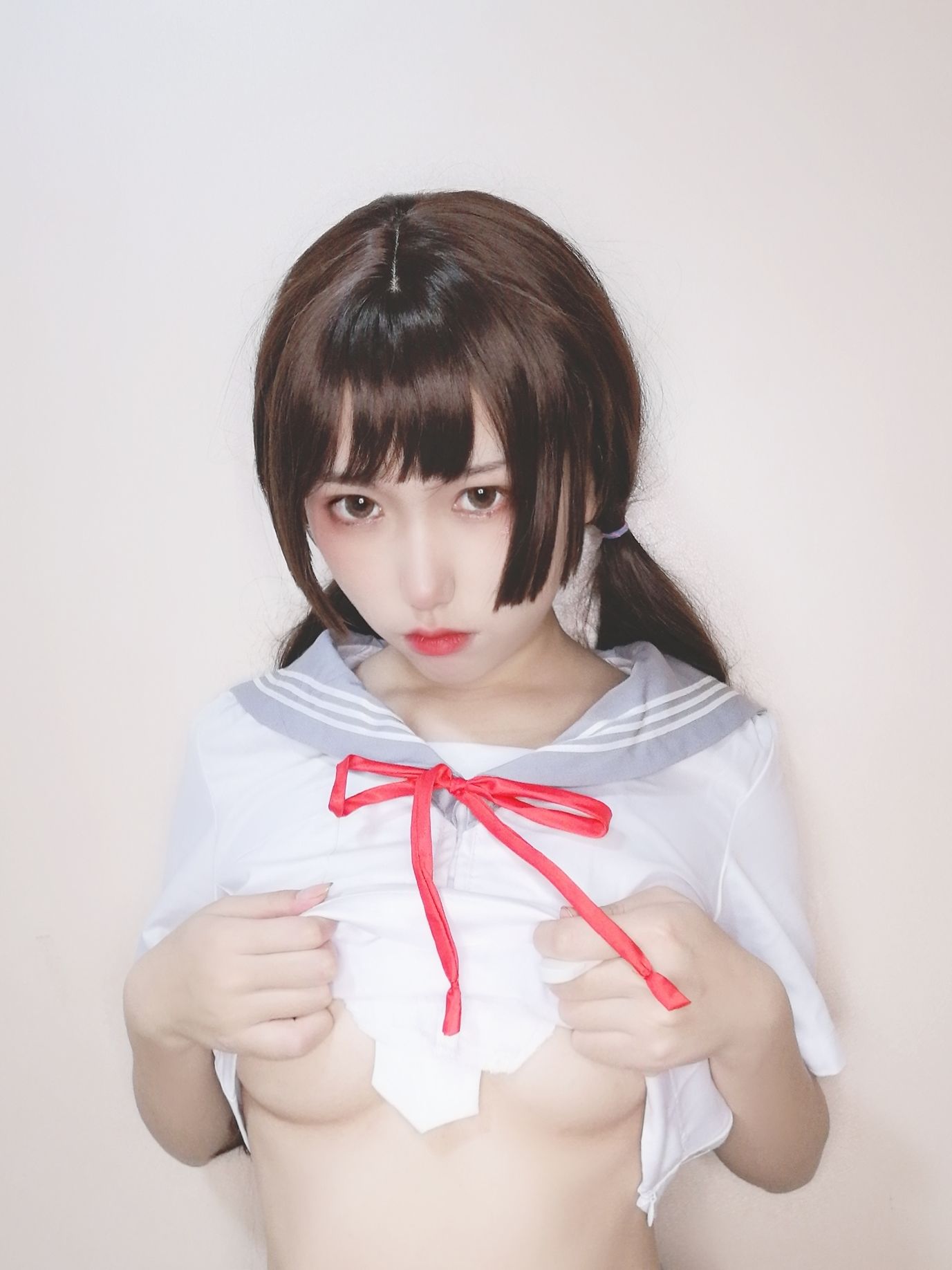 [Cosplay写真] 芋圆侑子SJ_ - 白丝jk