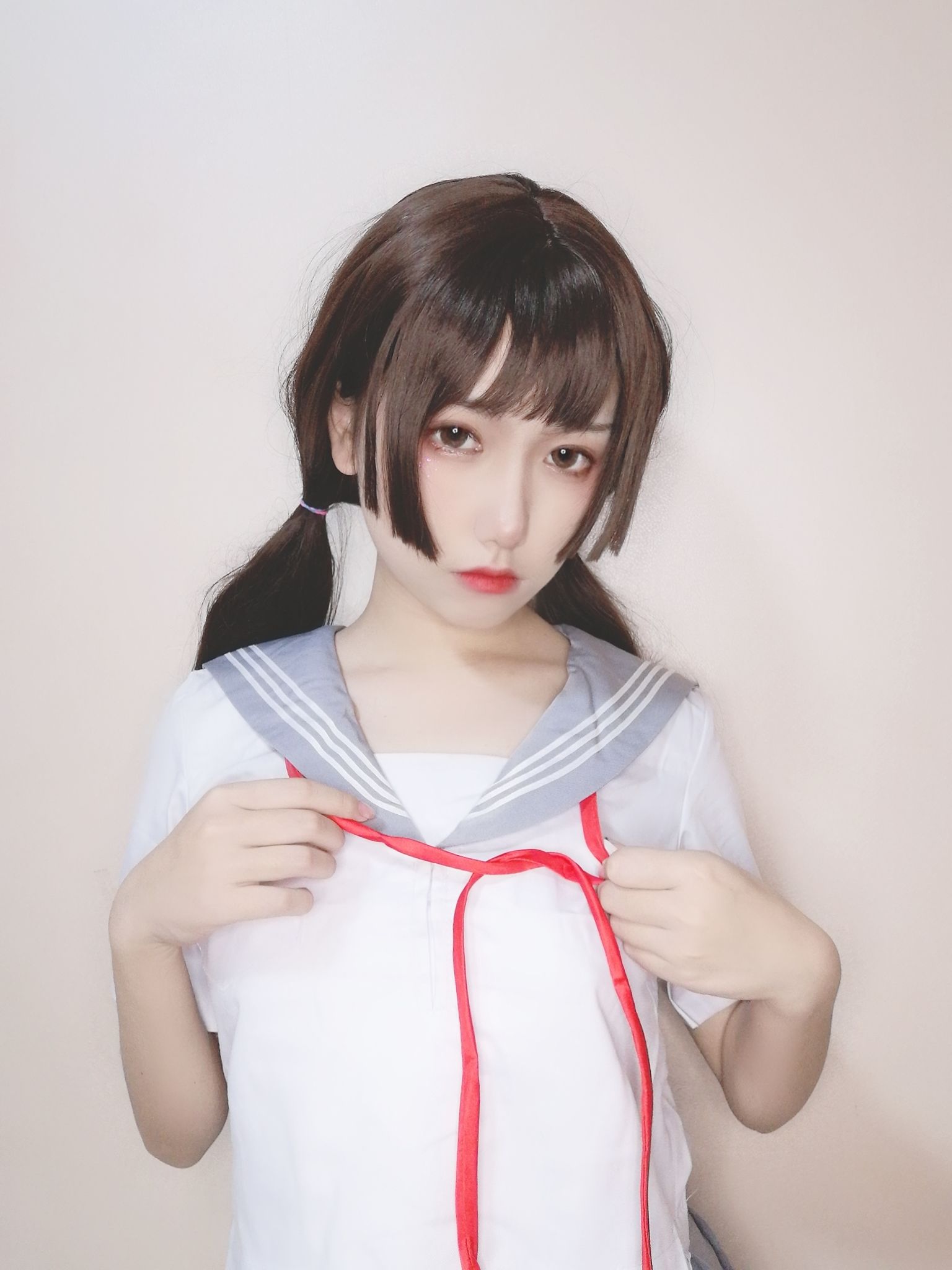 [Cosplay写真] 芋圆侑子SJ_ - 白丝jk