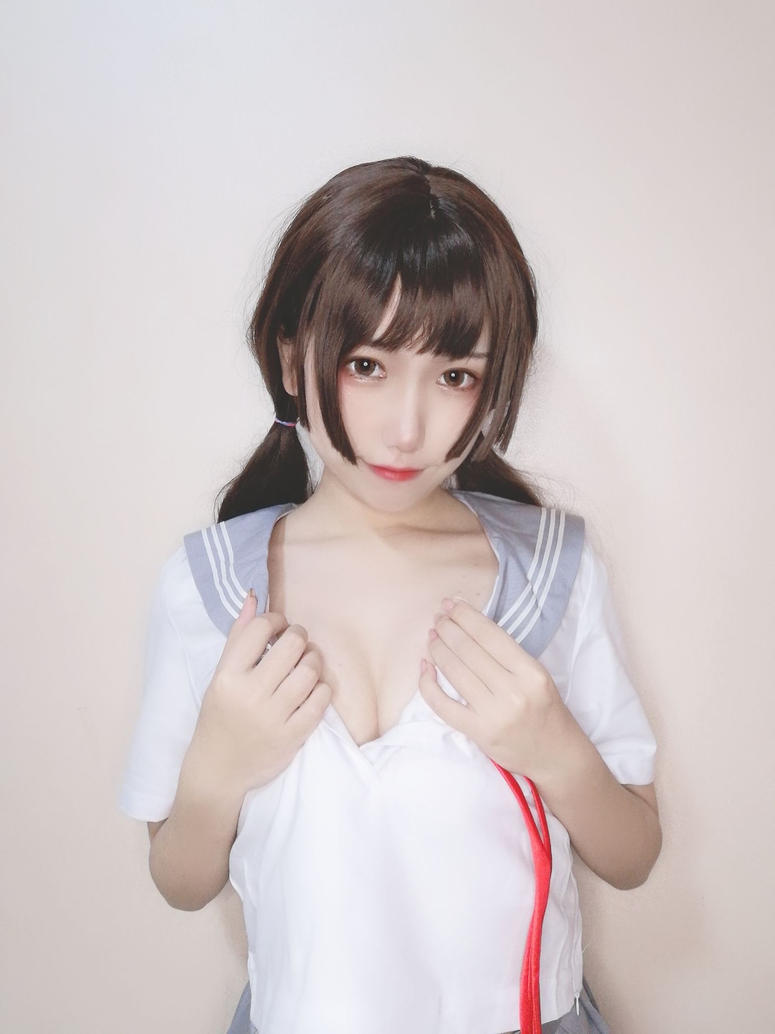[Cosplay写真] 芋圆侑子SJ_ - 白丝jk