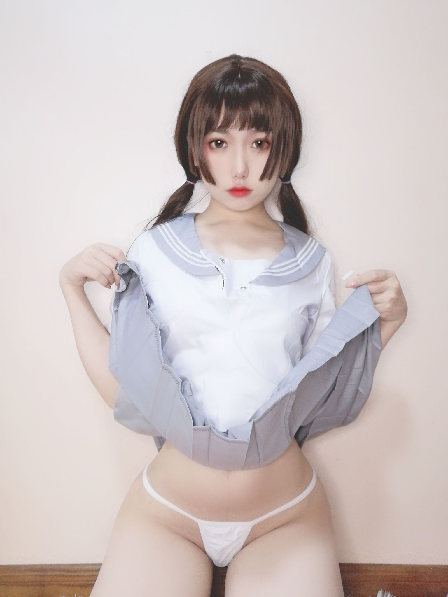 [Cosplay写真] 芋圆侑子SJ_ - 白丝jk
