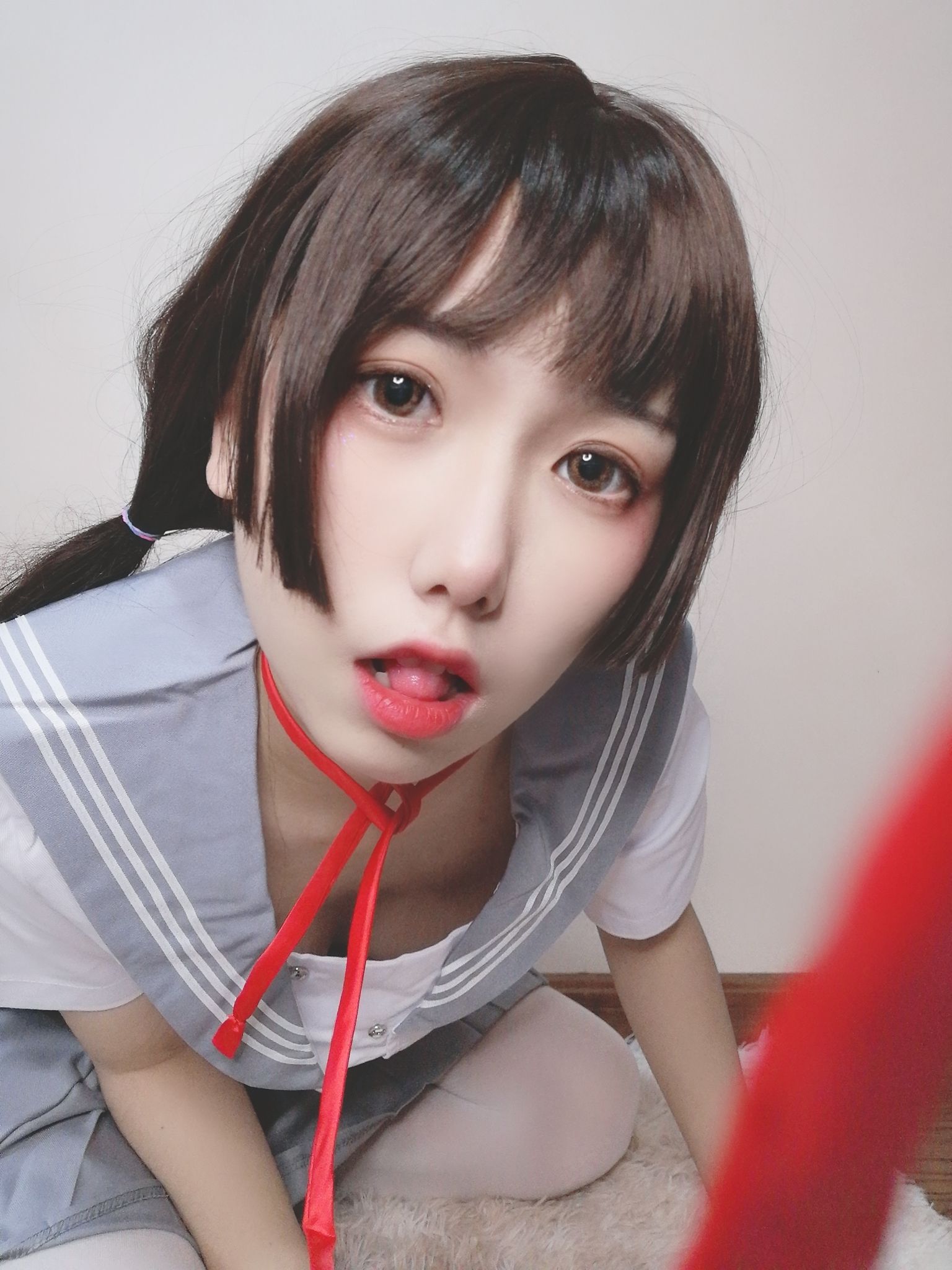 [Cosplay写真] 芋圆侑子SJ_ - 白丝jk