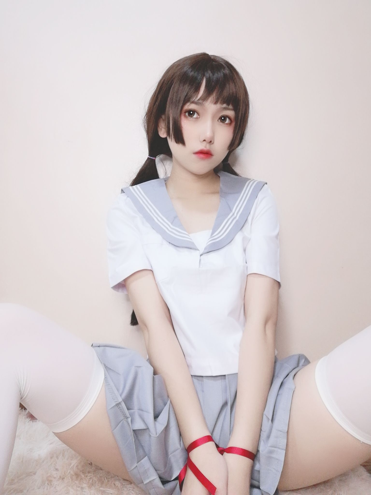 [Cosplay写真] 芋圆侑子SJ_ - 白丝jk