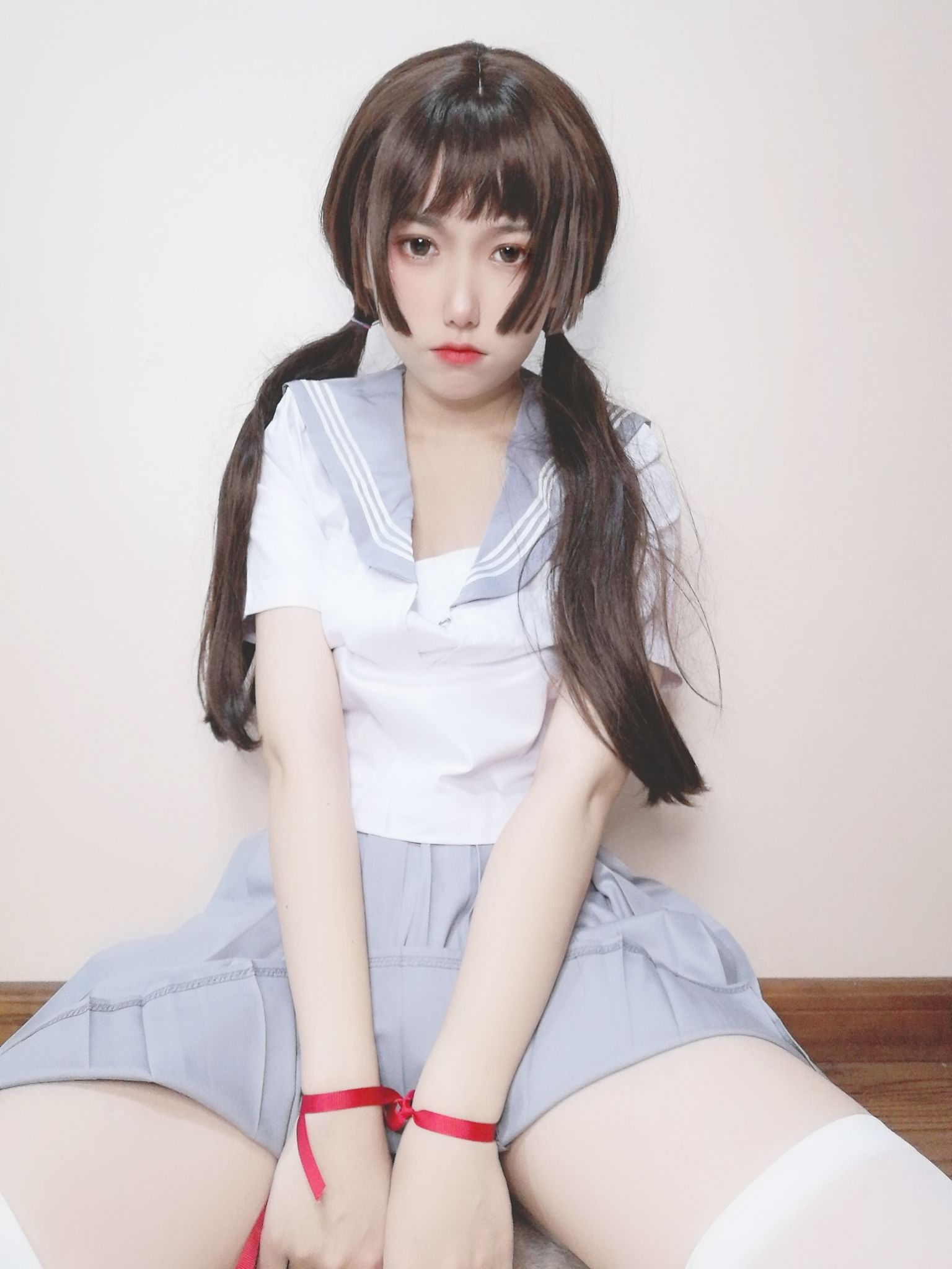 [Cosplay写真] 芋圆侑子SJ_ - 白丝jk