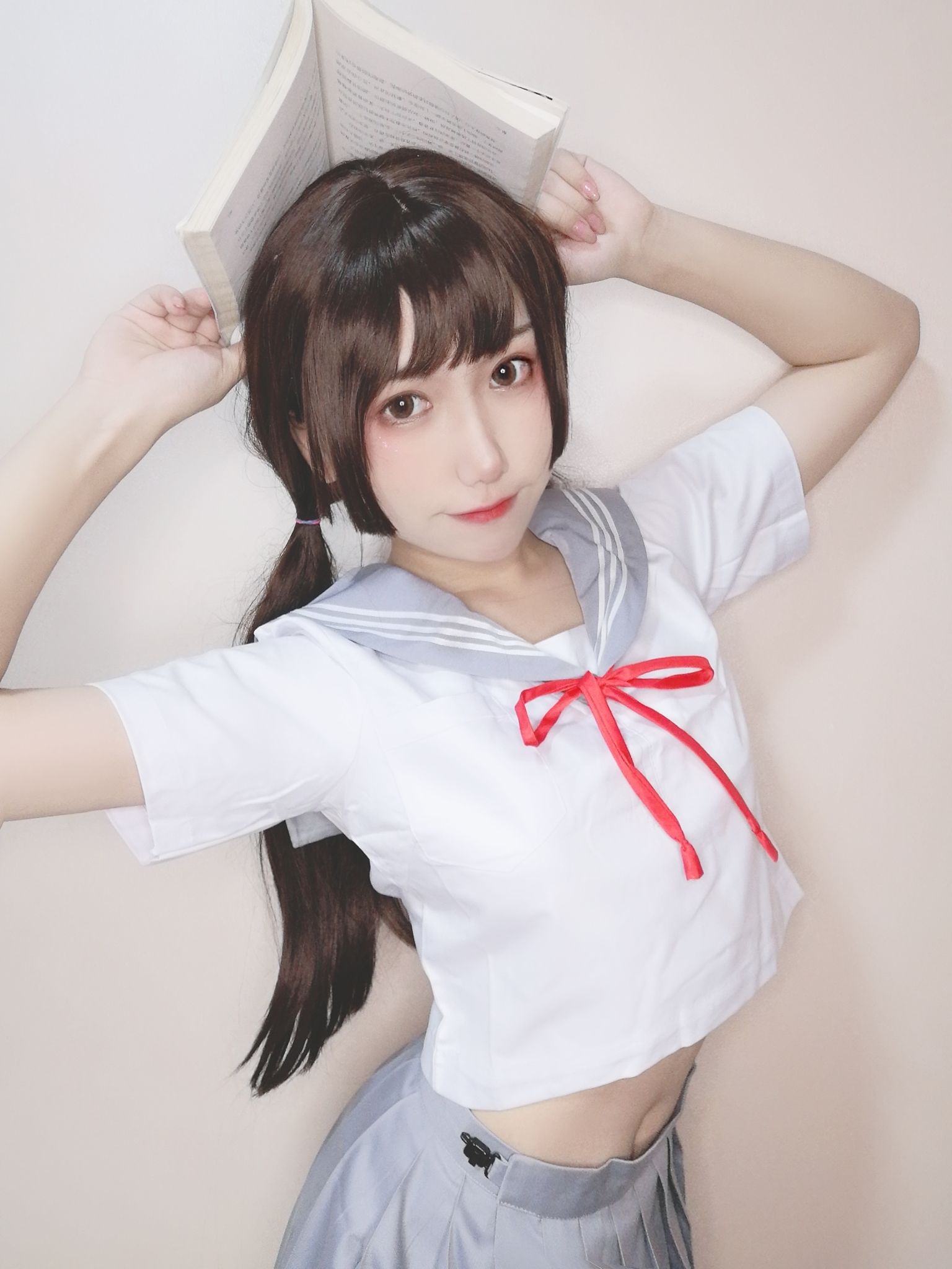 [Cosplay写真] 芋圆侑子SJ_ - 白丝jk