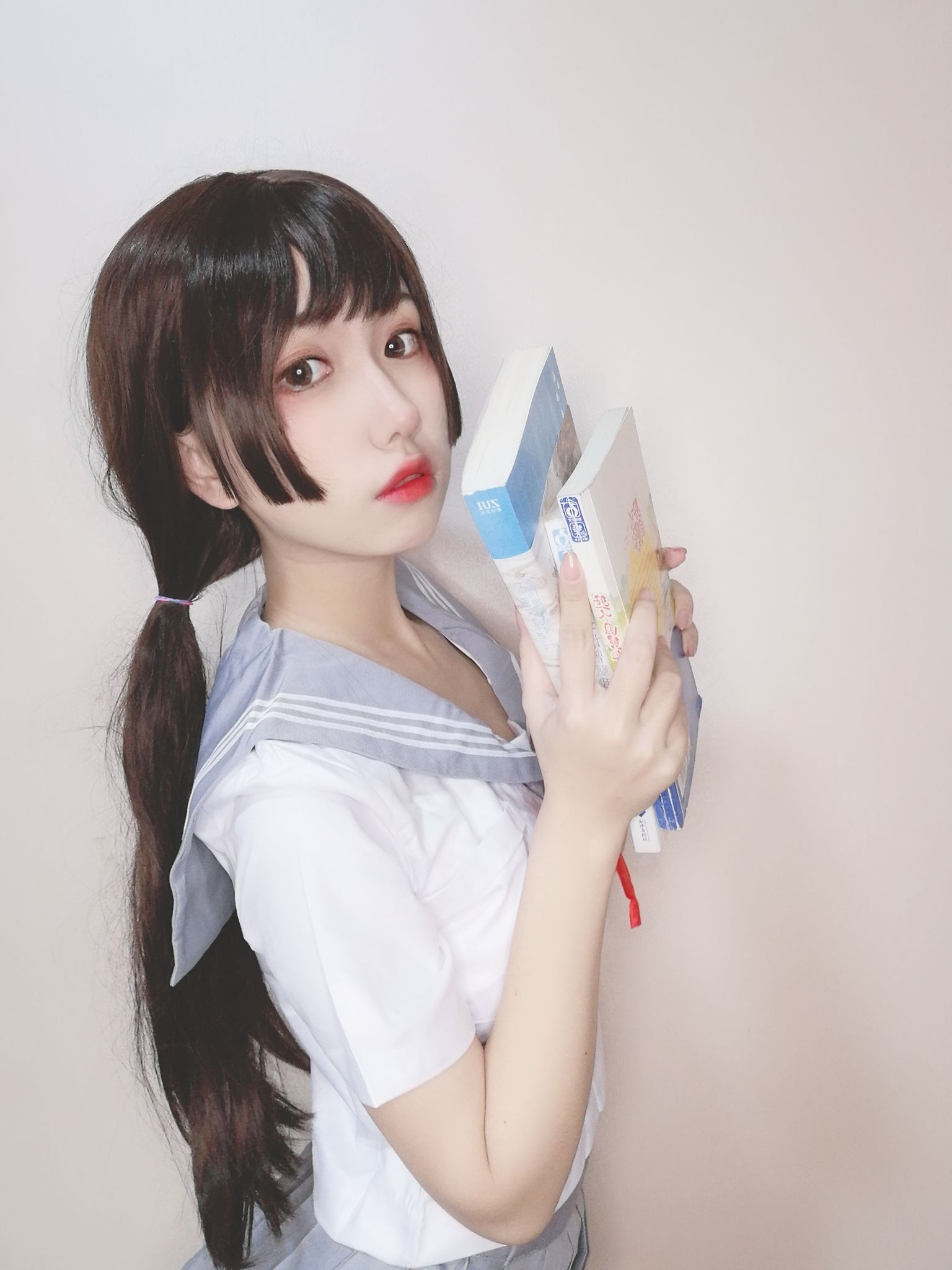 [Cosplay写真] 芋圆侑子SJ_ - 白丝jk