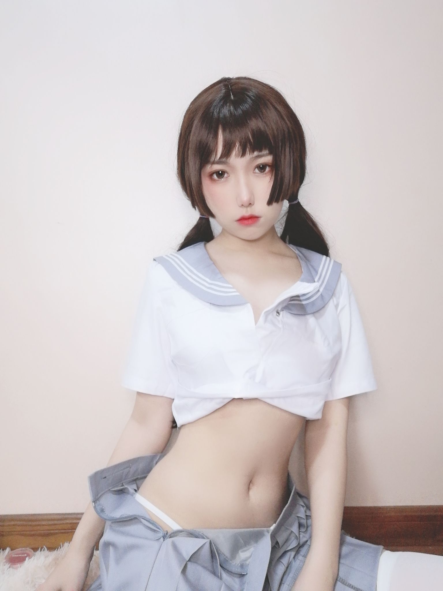 [Cosplay写真] 芋圆侑子SJ_ - 白丝jk