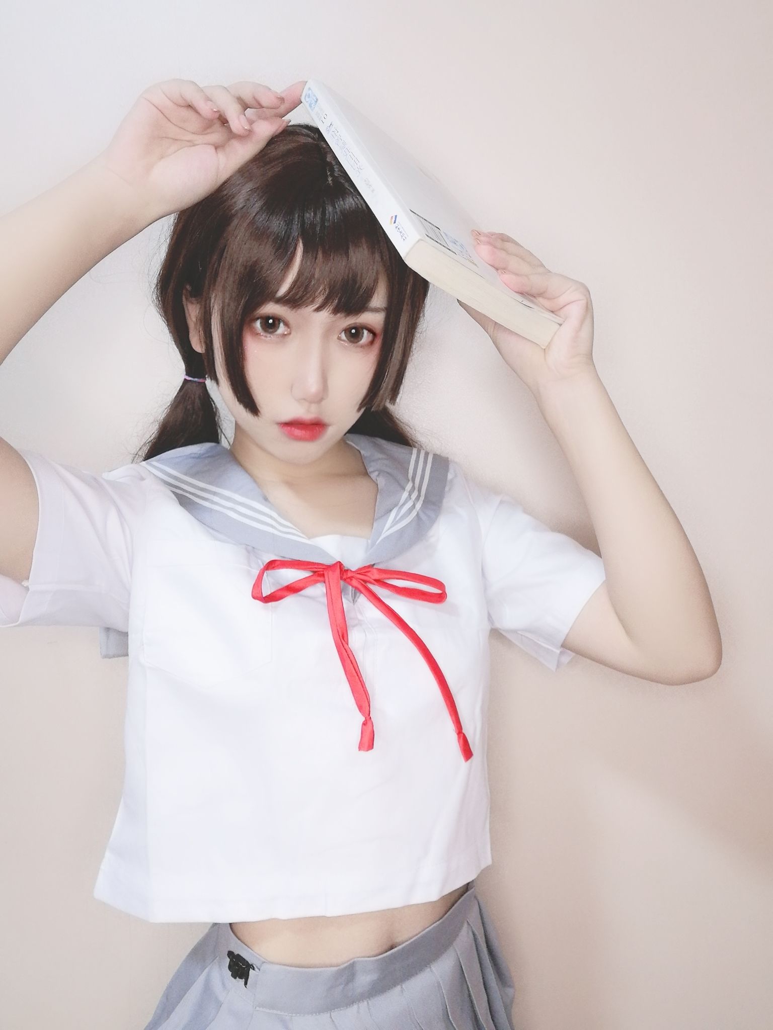 [Cosplay写真] 芋圆侑子SJ_ - 白丝jk