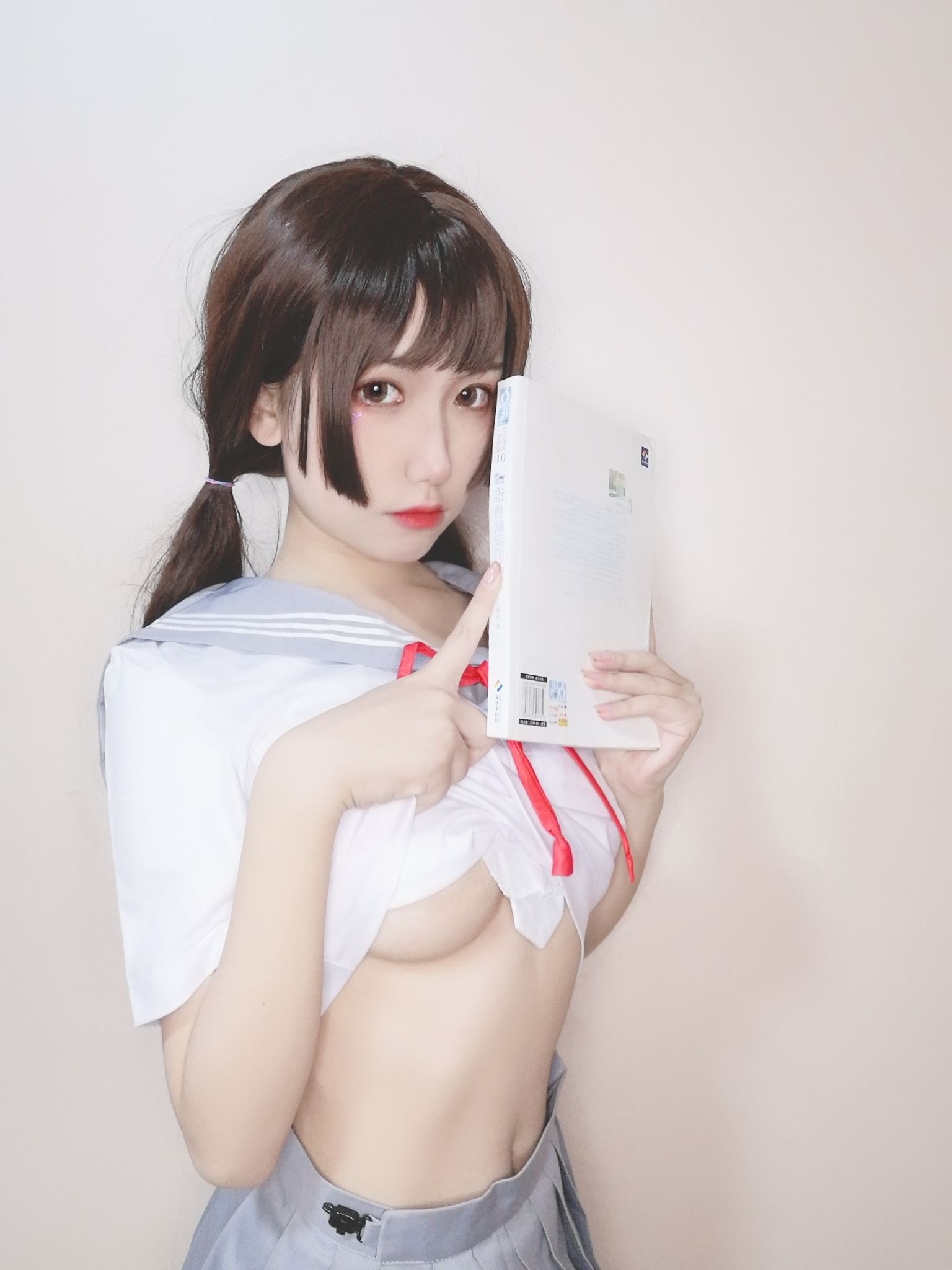 [Cosplay写真] 芋圆侑子SJ_ - 白丝jk