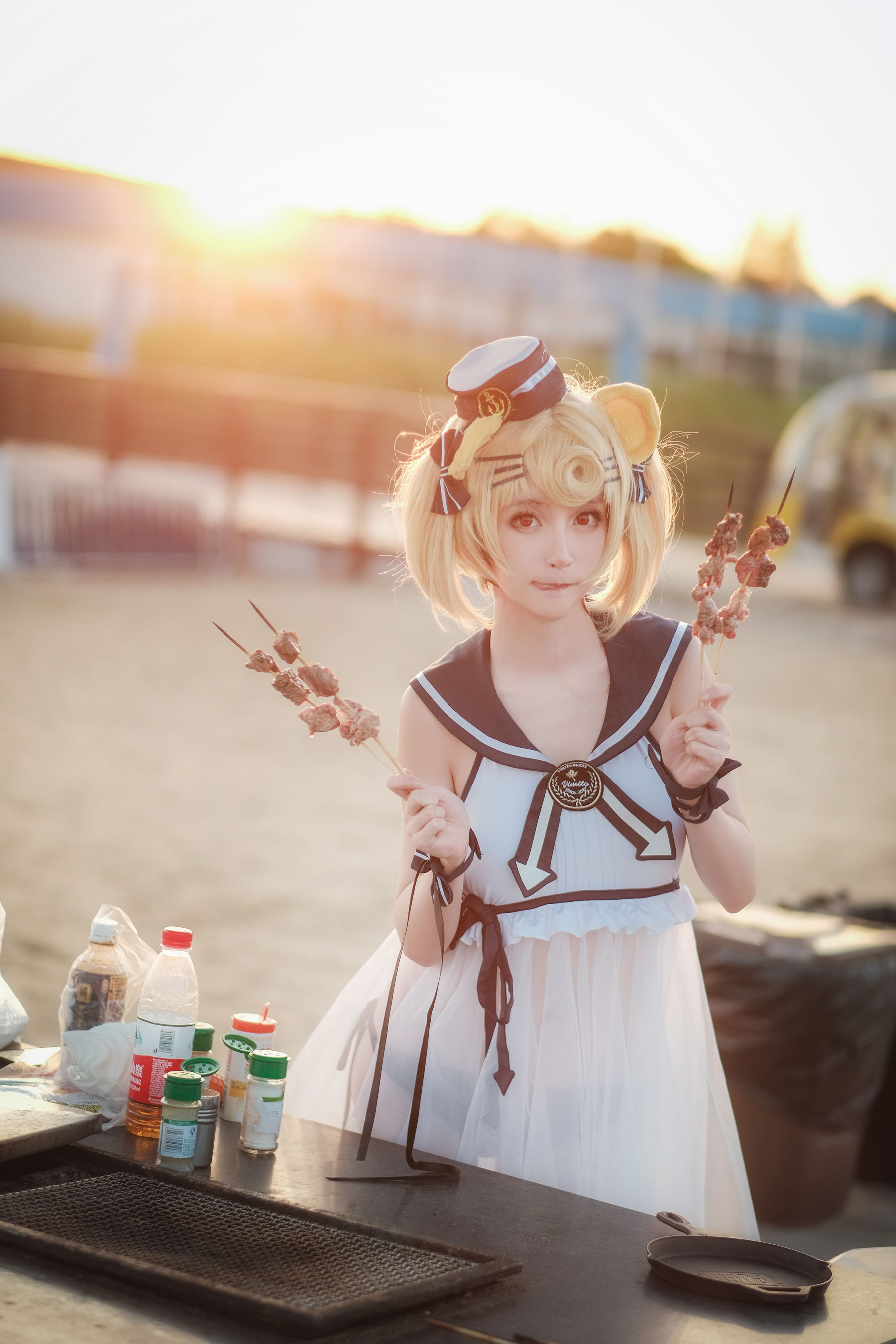 [Cosplay写真] 萌宠博主yui金鱼 - 古米泳装