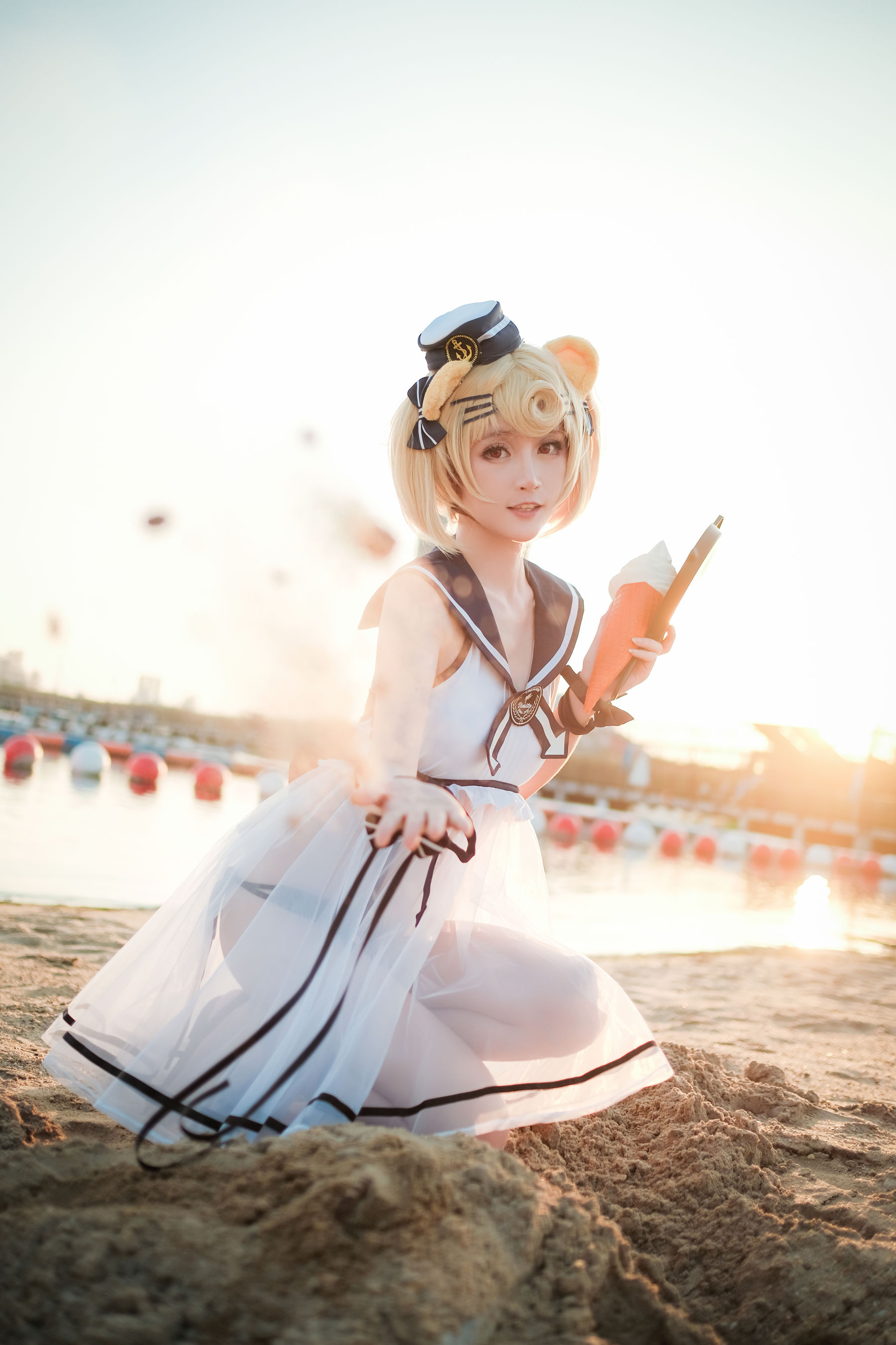 [Cosplay写真] 萌宠博主yui金鱼 - 古米泳装