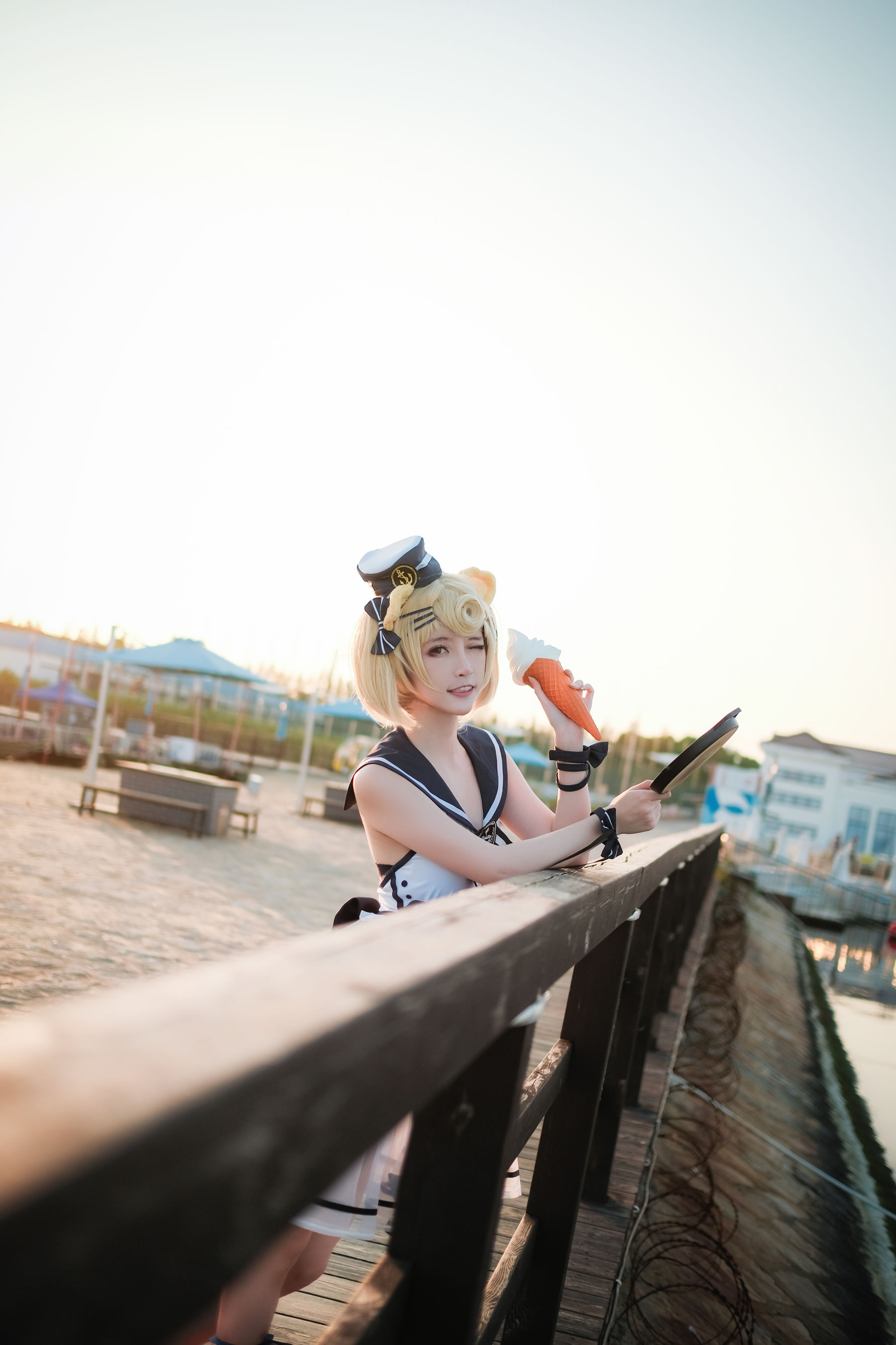 [Cosplay写真] 萌宠博主yui金鱼 - 古米泳装
