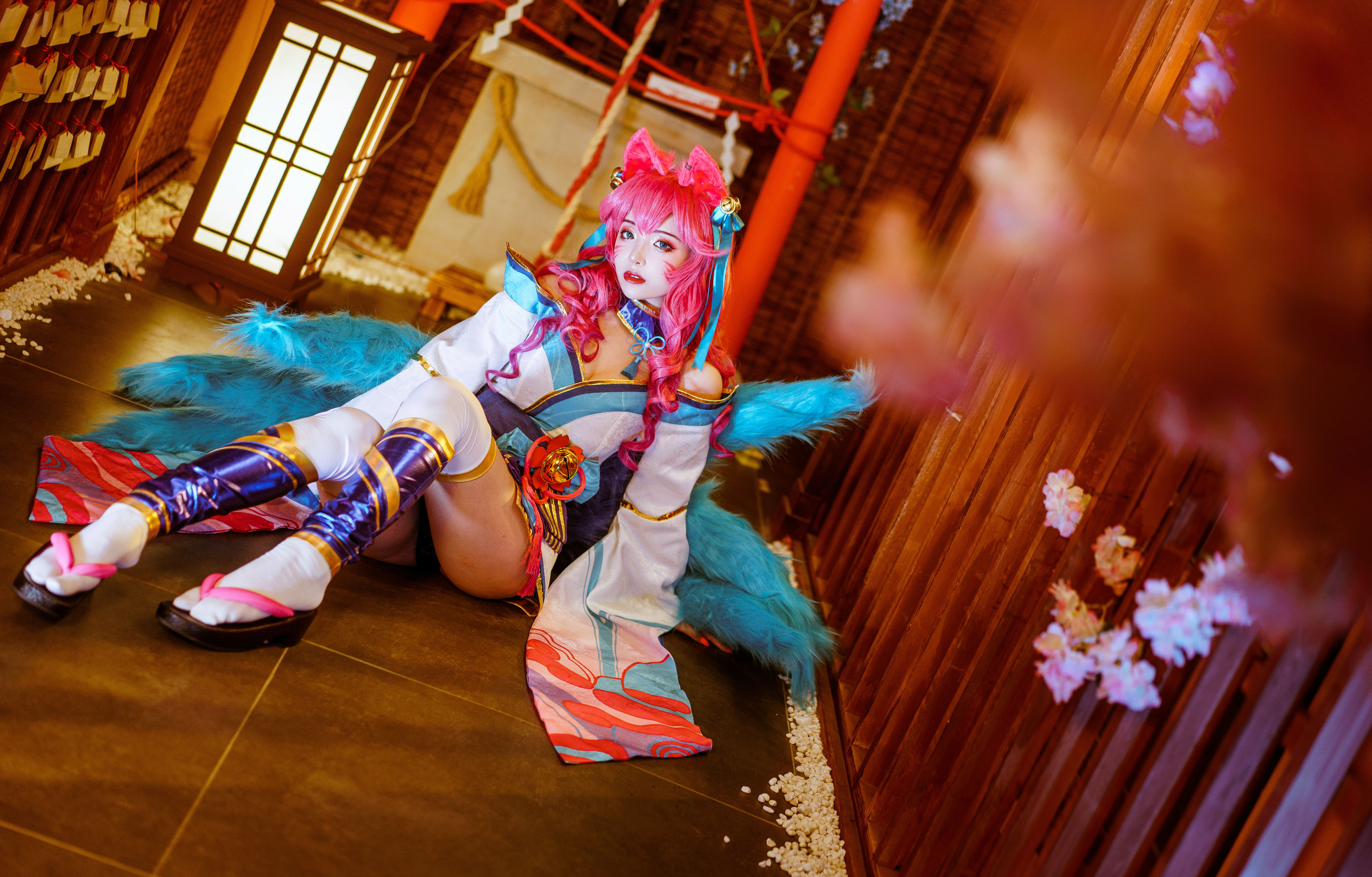 [Cosplay写真] 动漫博主雯妹 - 阿狸