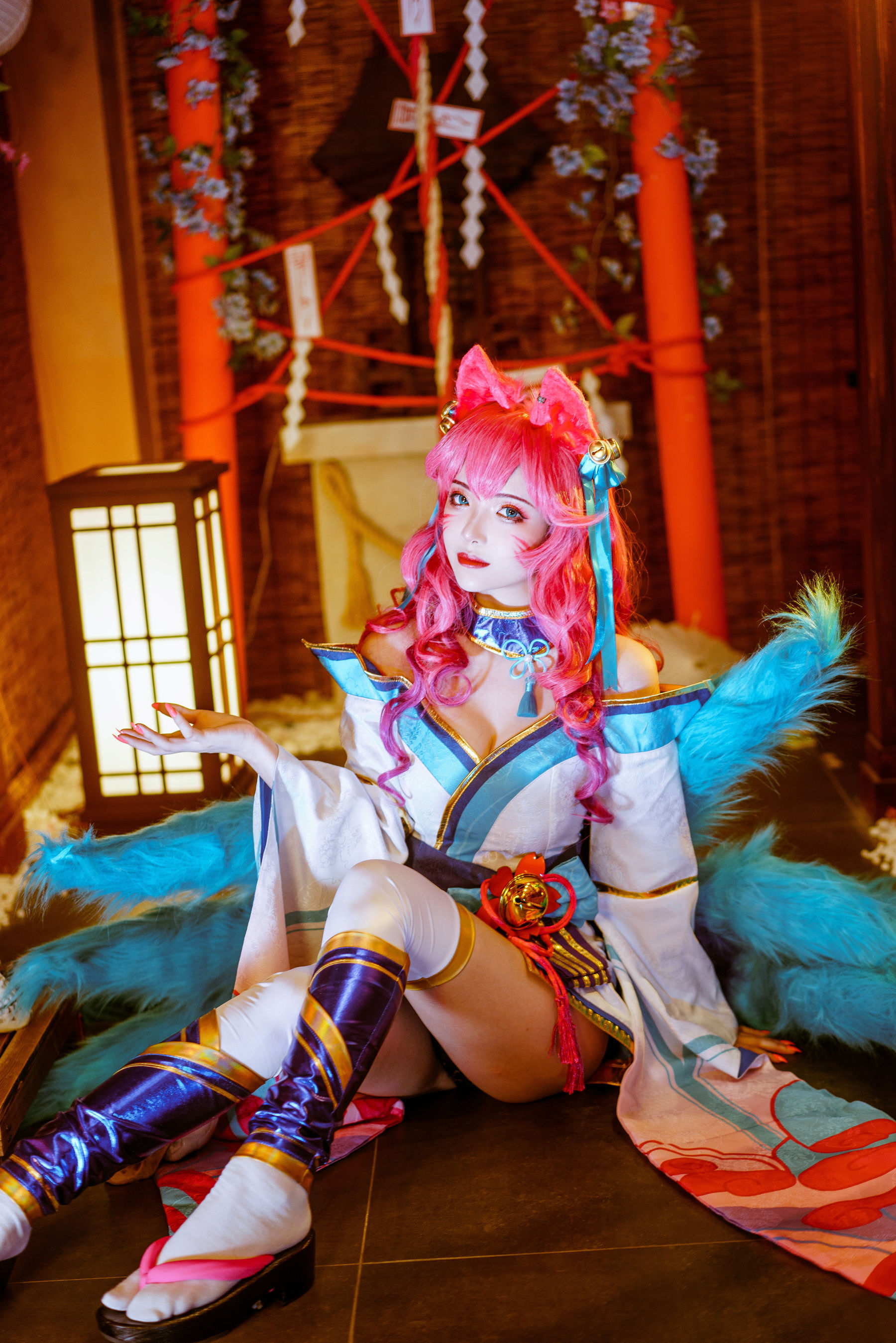 [Cosplay写真] 动漫博主雯妹 - 阿狸