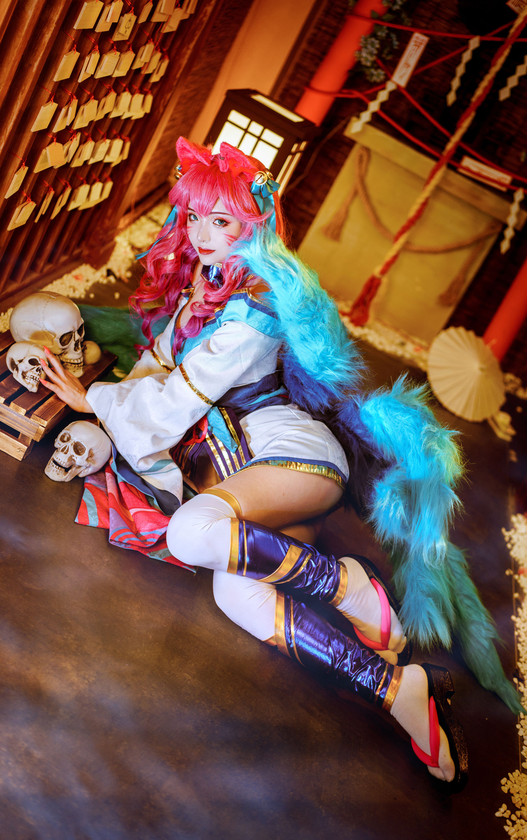 [Cosplay写真] 动漫博主雯妹 - 阿狸