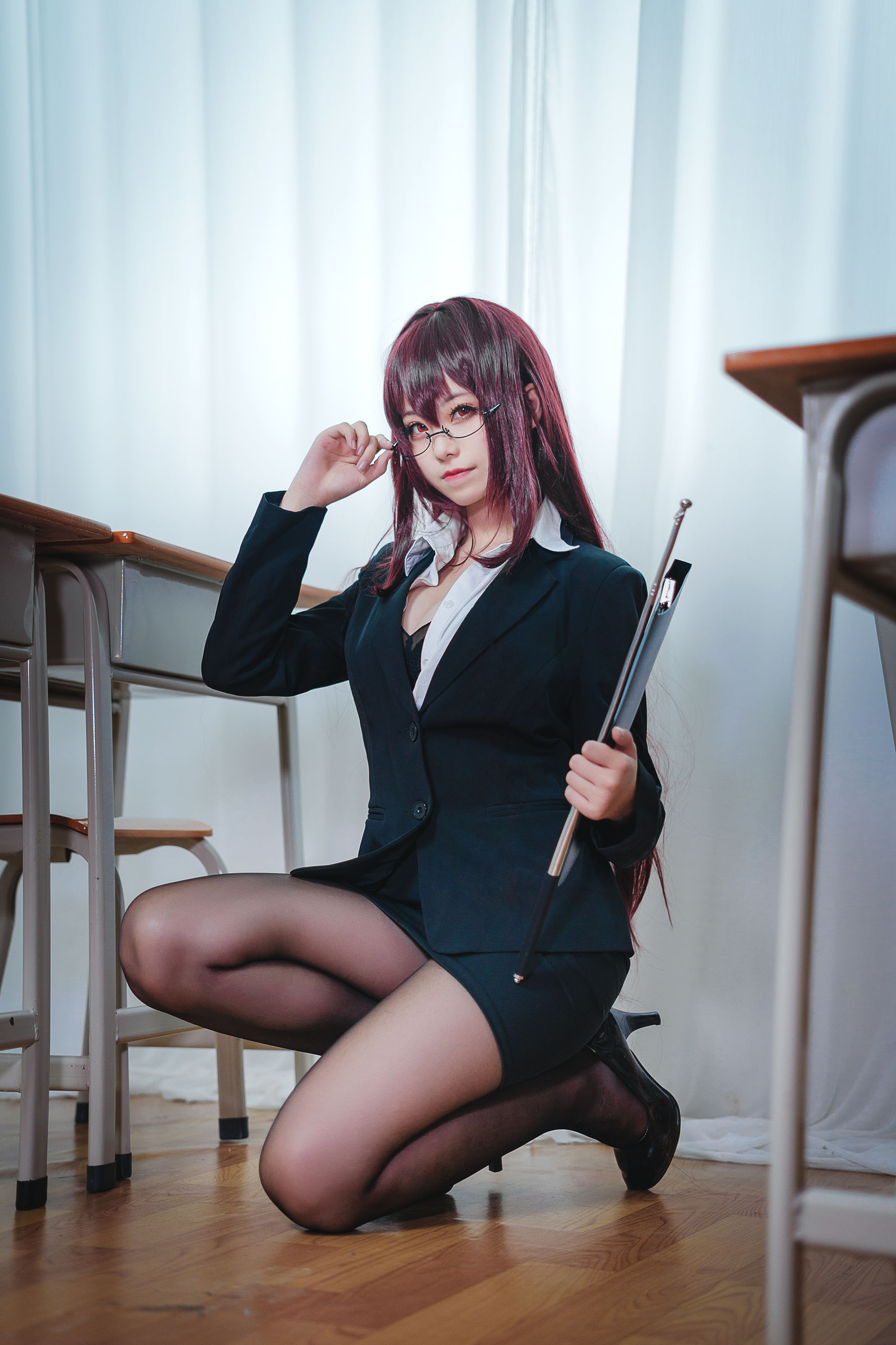 [Cosplay写真] 萌系小姐姐蜜汁猫裘 - 师匠教师