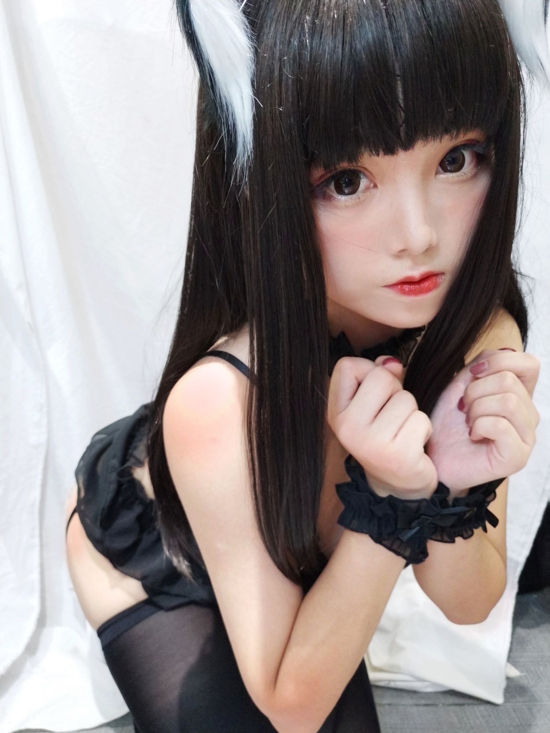 [Cosplay写真] 萌系小姐姐蜜汁猫裘 - 眼镜猫娘