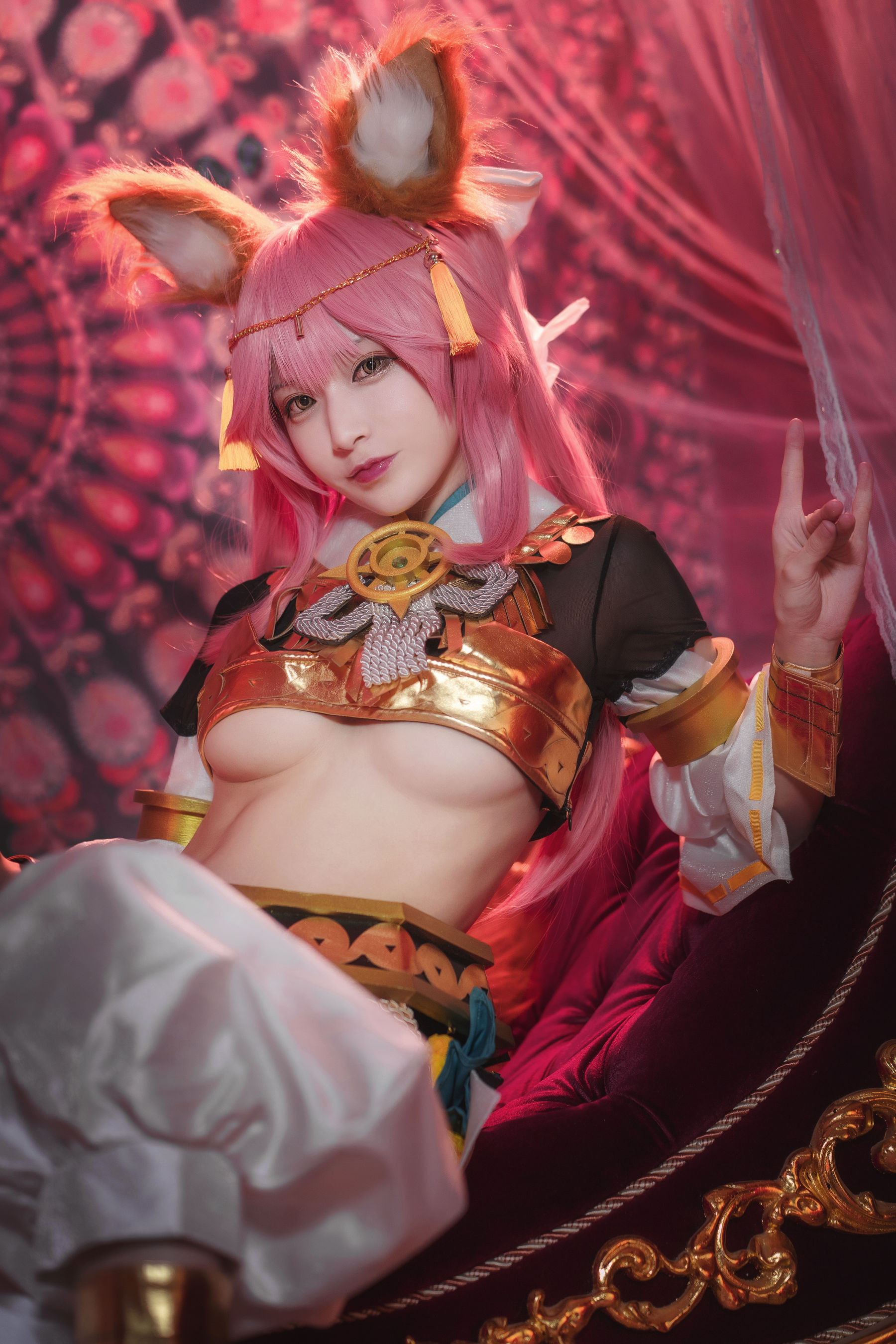 [Cosplay写真] 动漫博主铁板烧鬼舞w - 玉藻前 神话