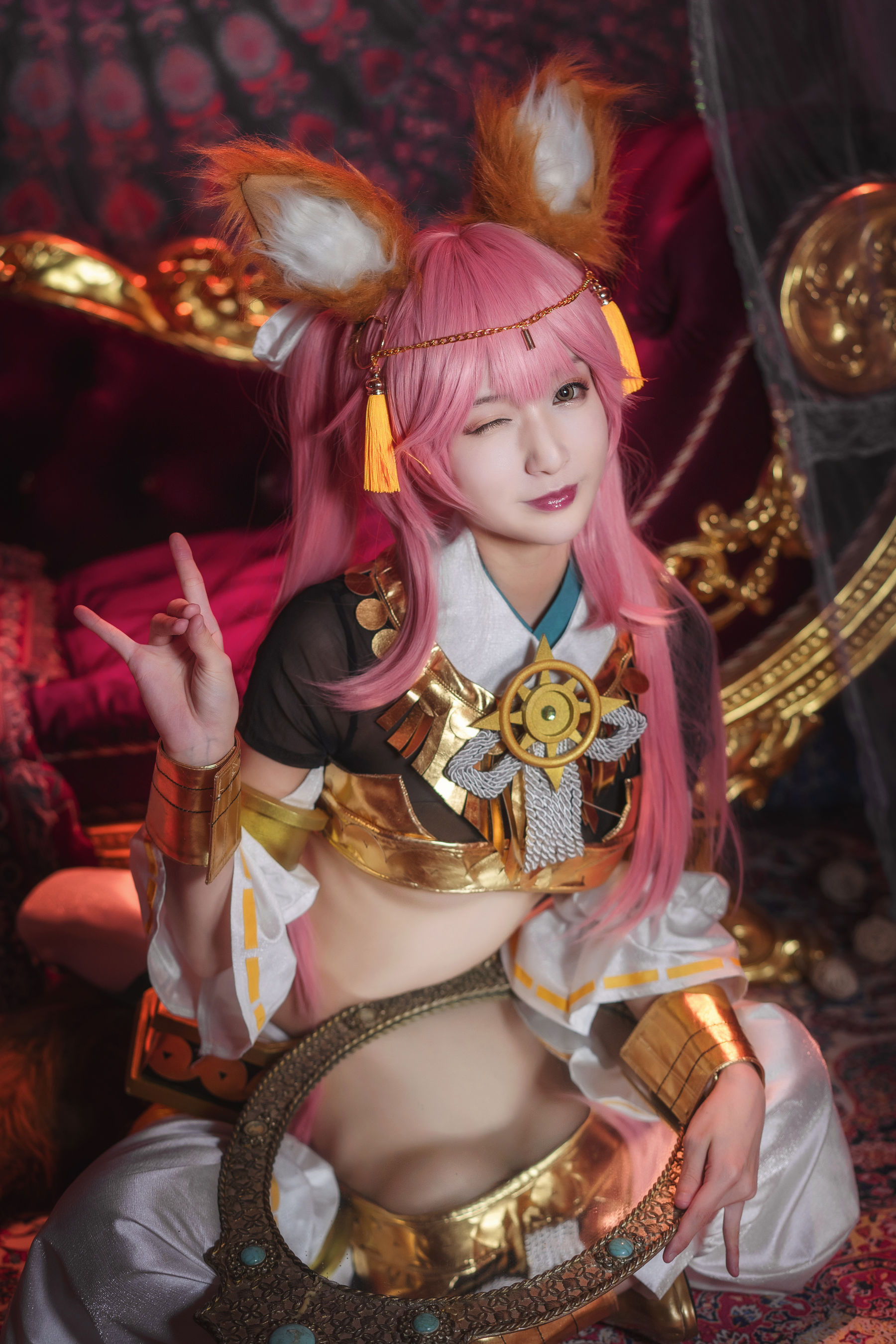 [Cosplay写真] 动漫博主铁板烧鬼舞w - 玉藻前 神话