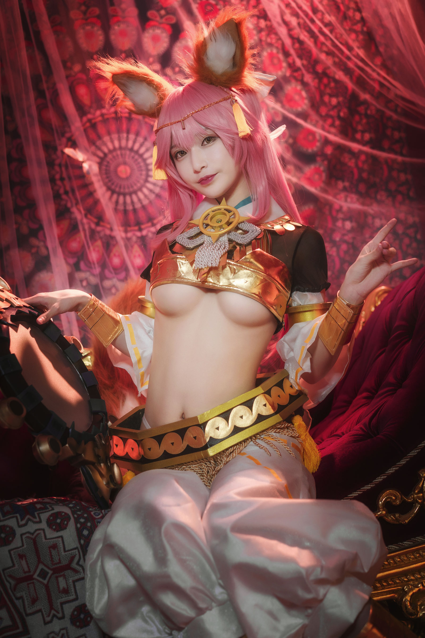 [Cosplay写真] 动漫博主铁板烧鬼舞w - 玉藻前 神话