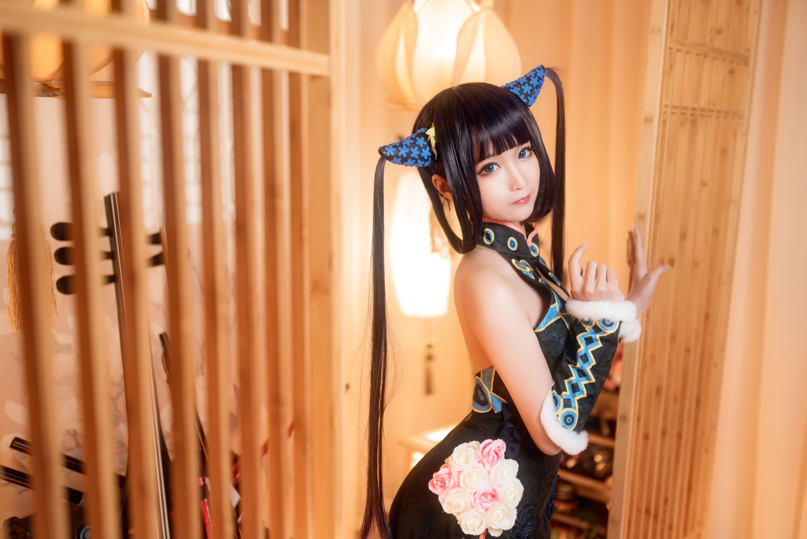 [Cosplay写真] 动漫博主蠢沫沫 - 杨玉环二破