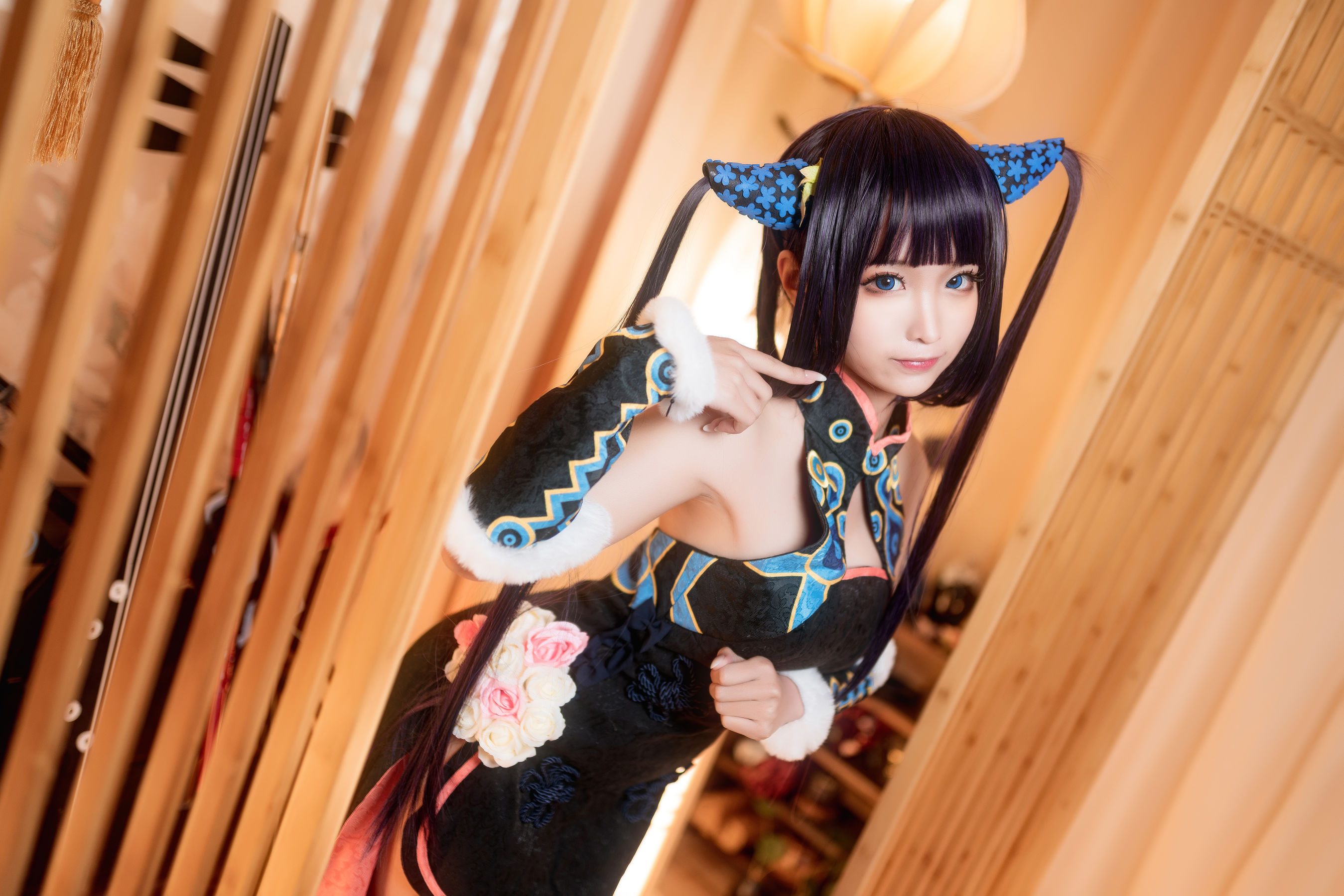 [Cosplay写真] 动漫博主蠢沫沫 - 杨玉环二破