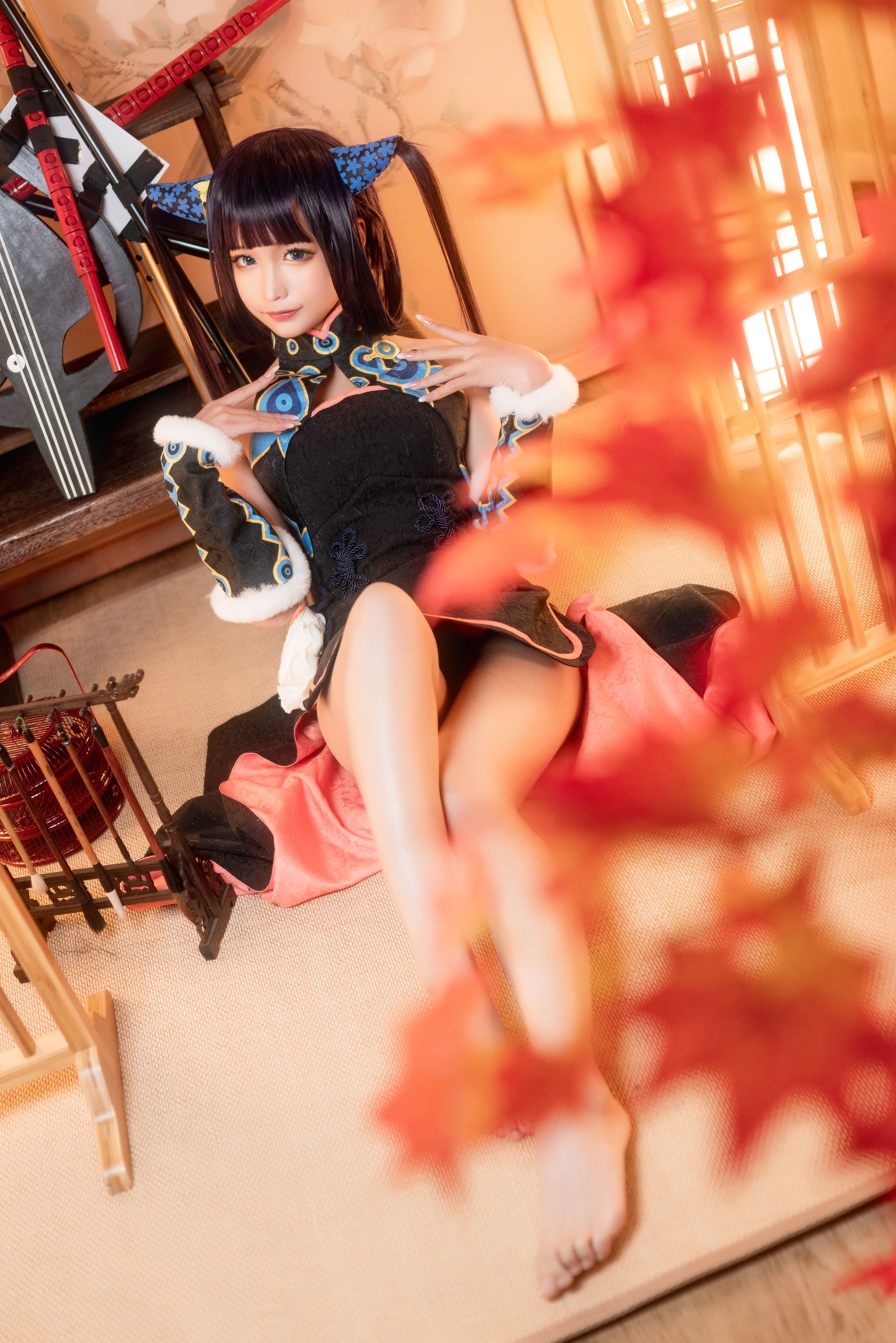 [Cosplay写真] 动漫博主蠢沫沫 - 杨玉环二破