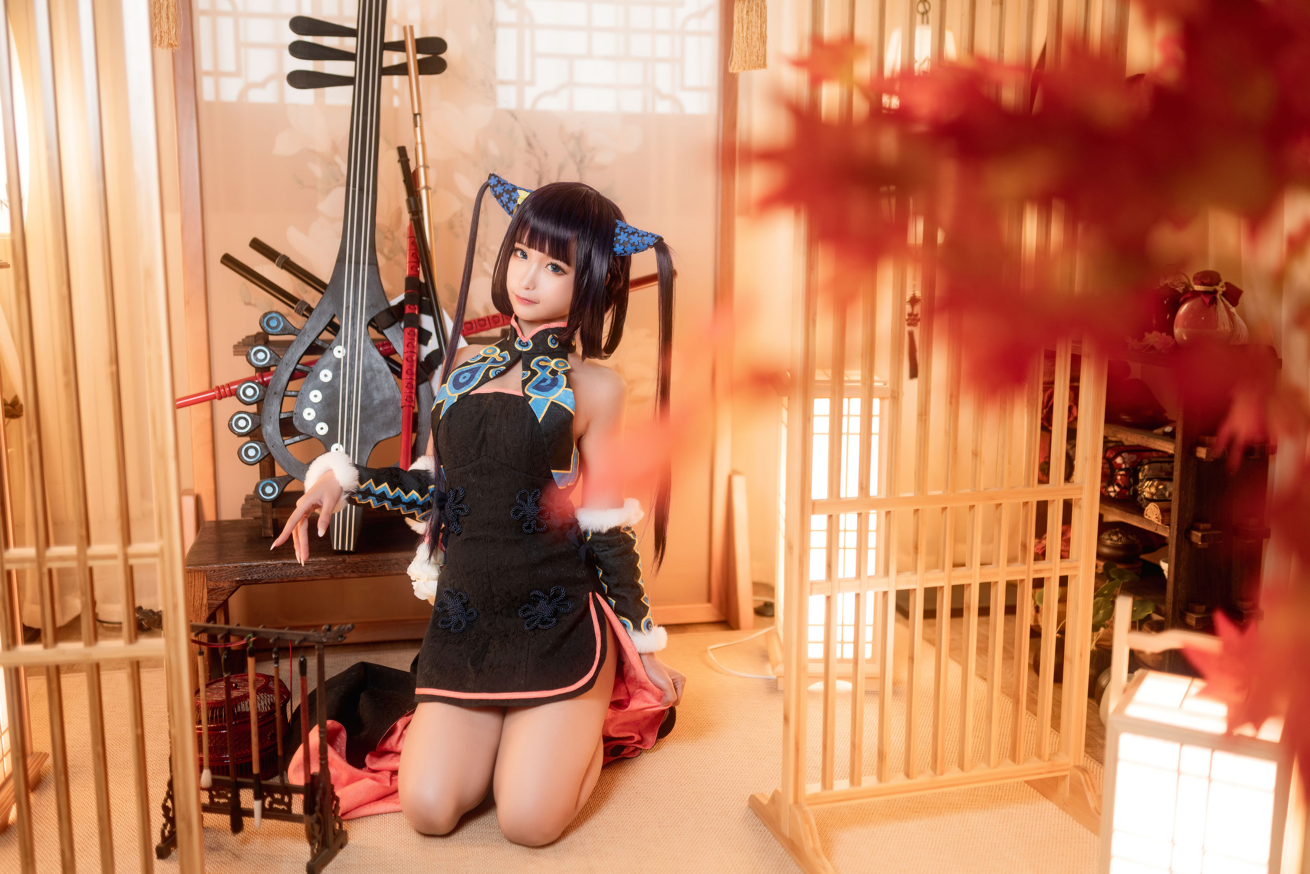 [Cosplay写真] 动漫博主蠢沫沫 - 杨玉环二破