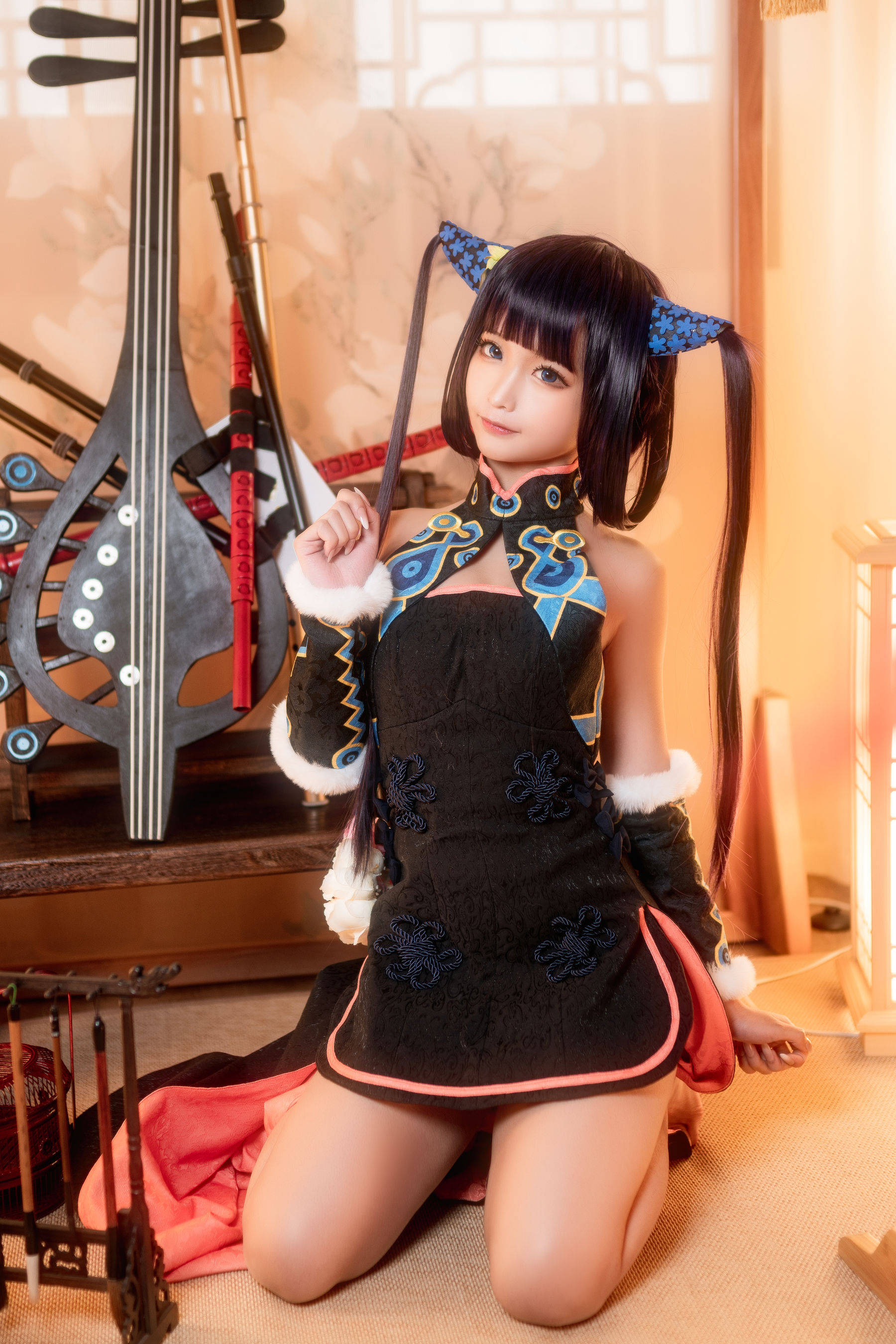 [Cosplay写真] 动漫博主蠢沫沫 - 杨玉环二破