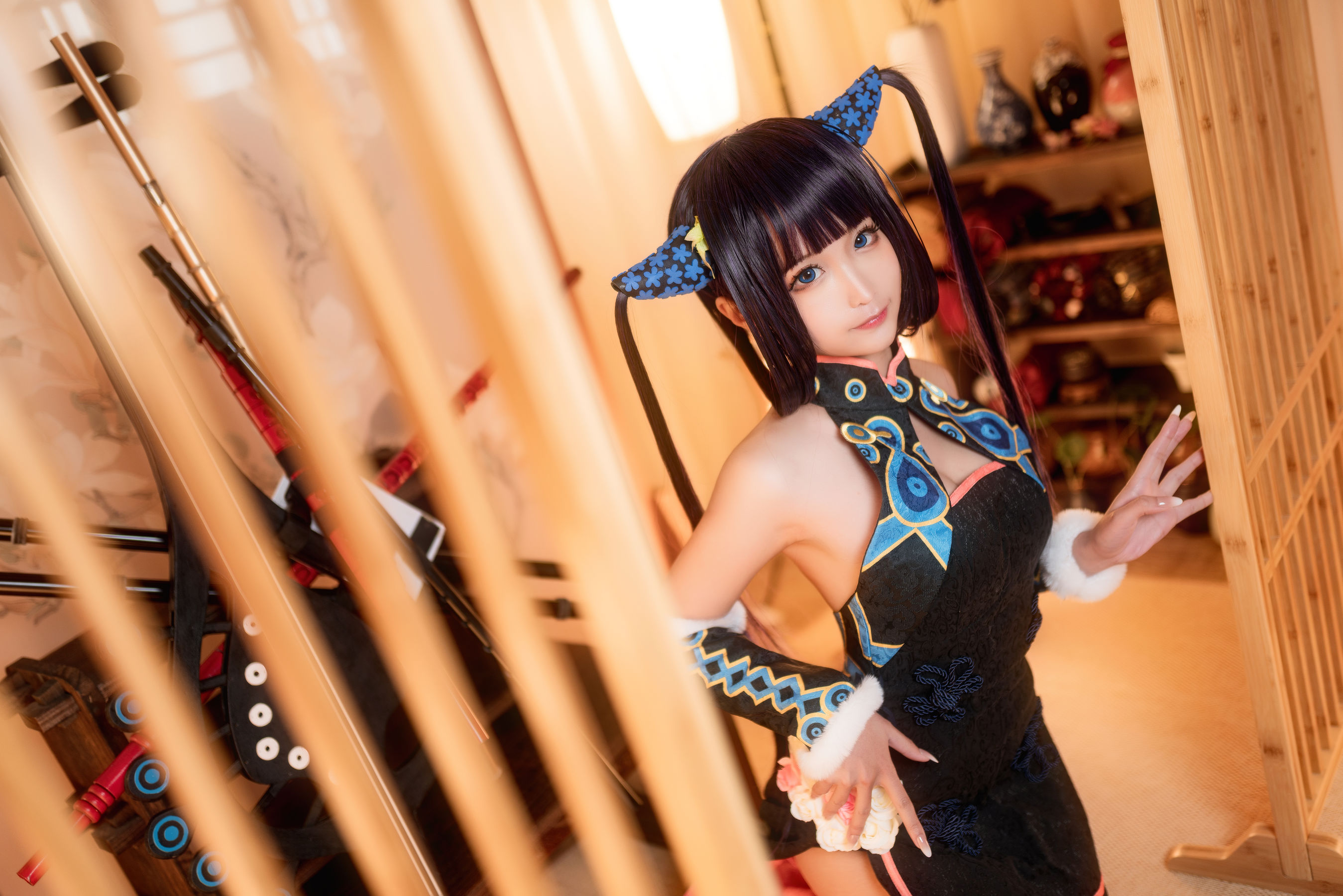 [Cosplay写真] 动漫博主蠢沫沫 - 杨玉环二破
