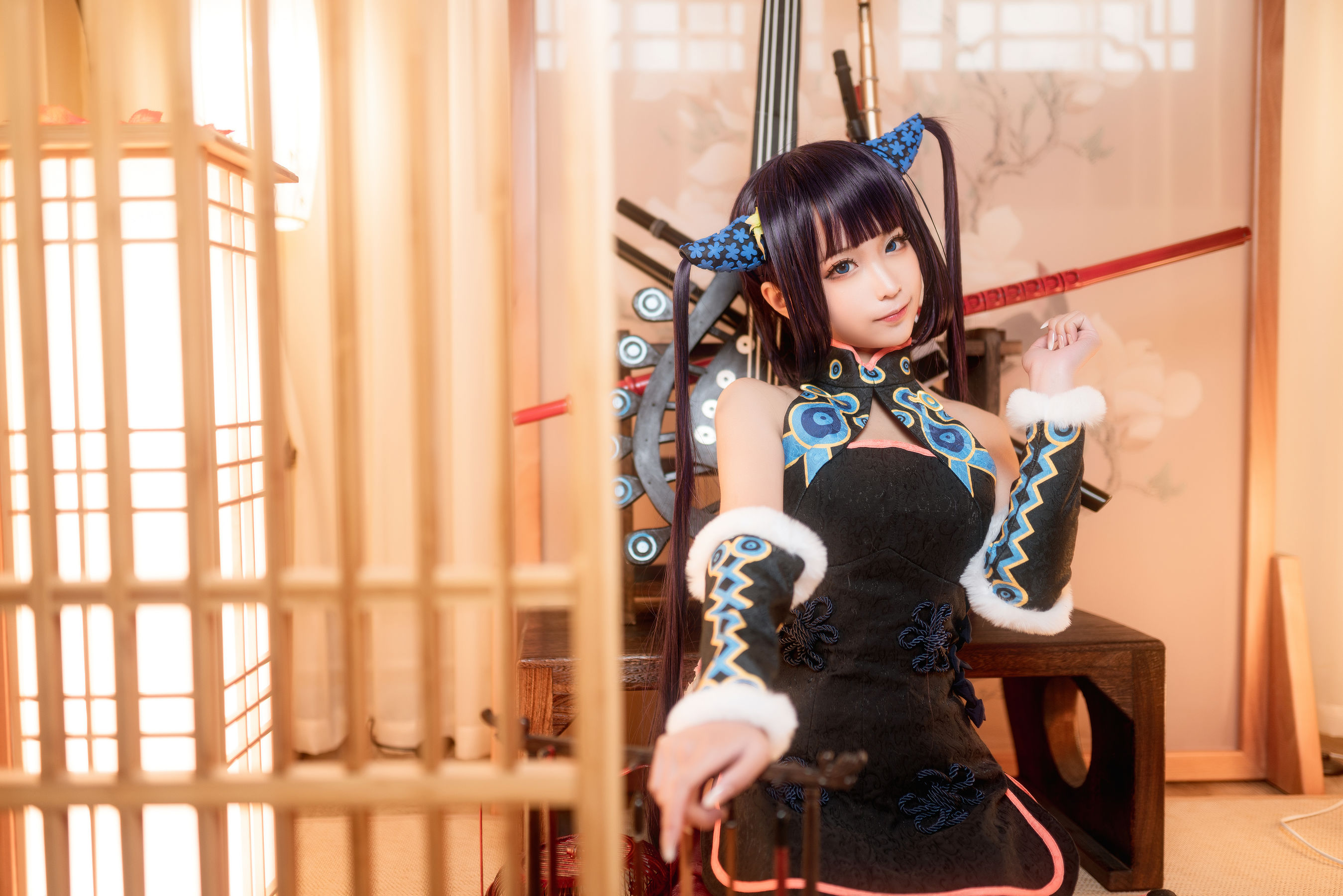 [Cosplay写真] 动漫博主蠢沫沫 - 杨玉环二破