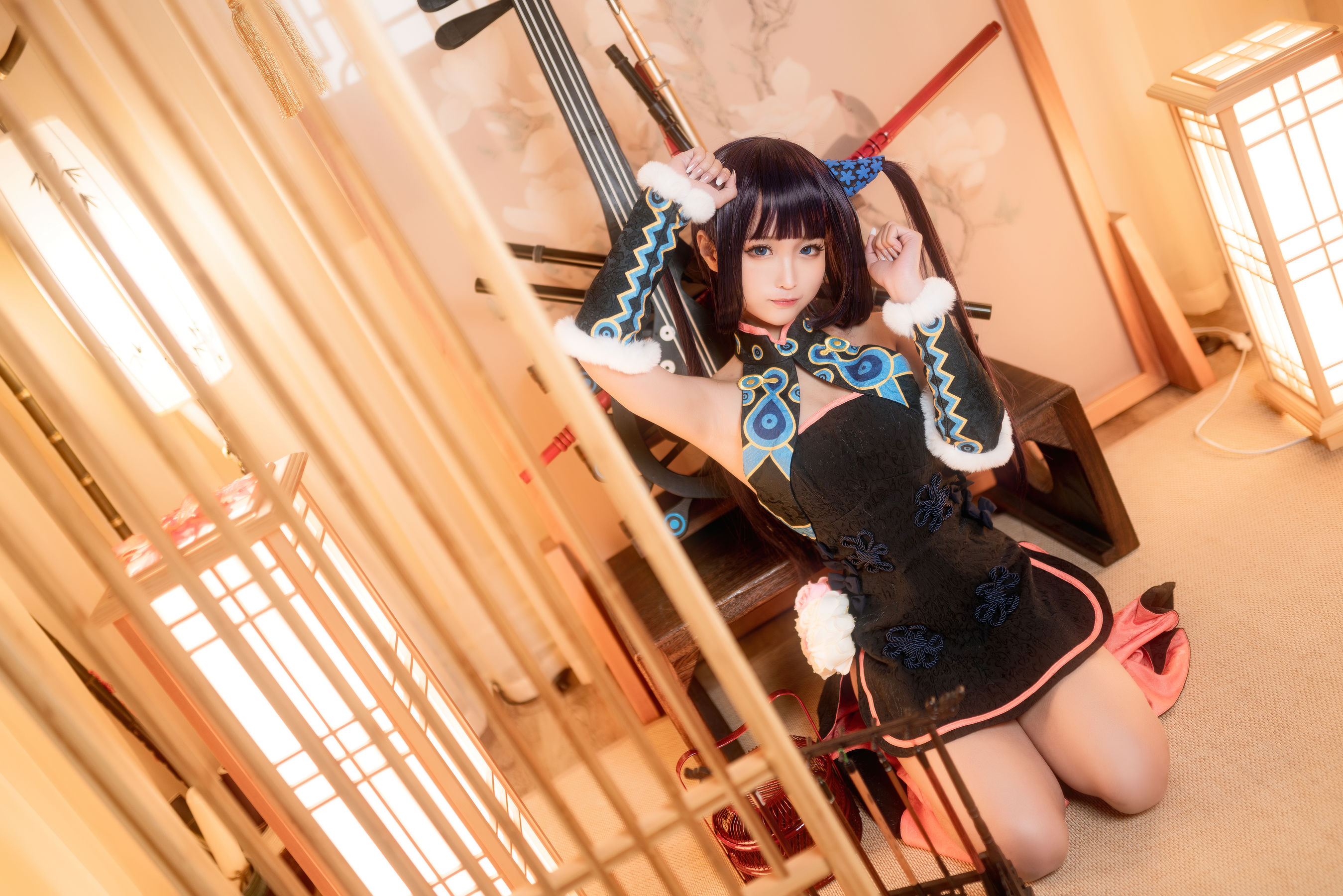 [Cosplay写真] 动漫博主蠢沫沫 - 杨玉环二破
