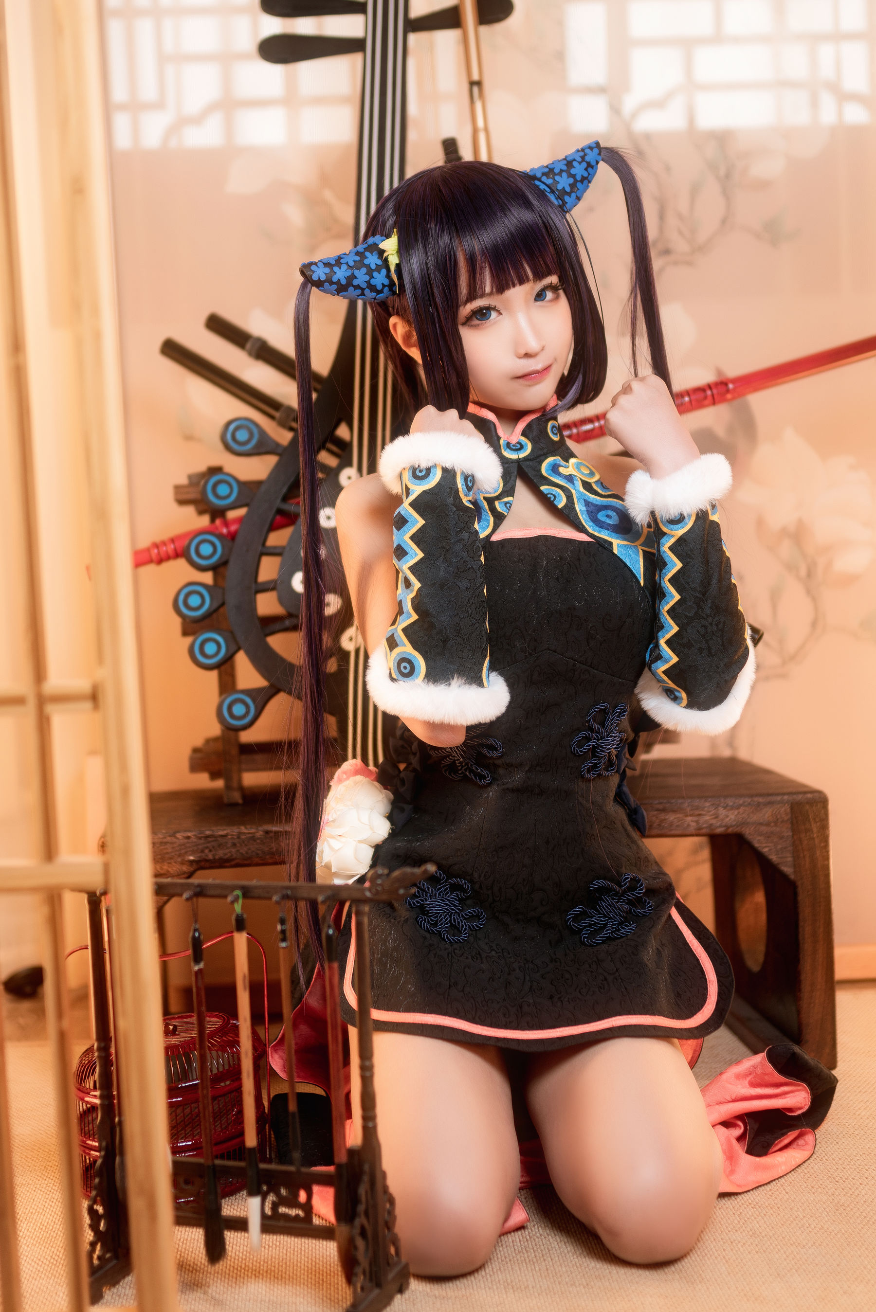 [Cosplay写真] 动漫博主蠢沫沫 - 杨玉环二破