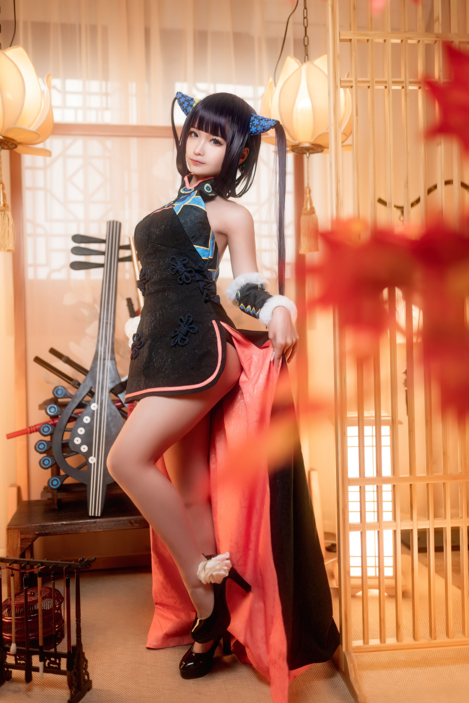 [Cosplay写真] 动漫博主蠢沫沫 - 杨玉环二破