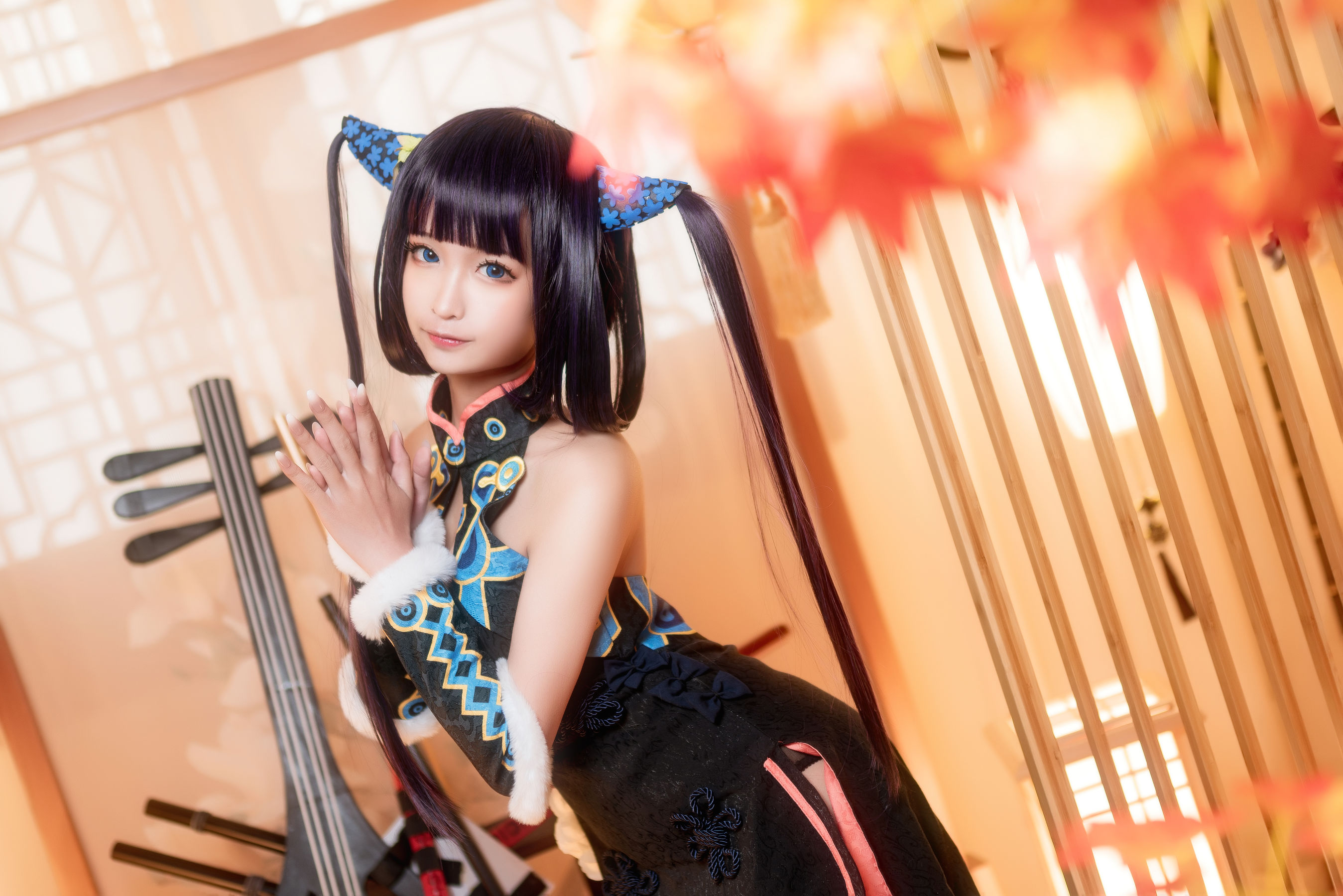[Cosplay写真] 动漫博主蠢沫沫 - 杨玉环二破