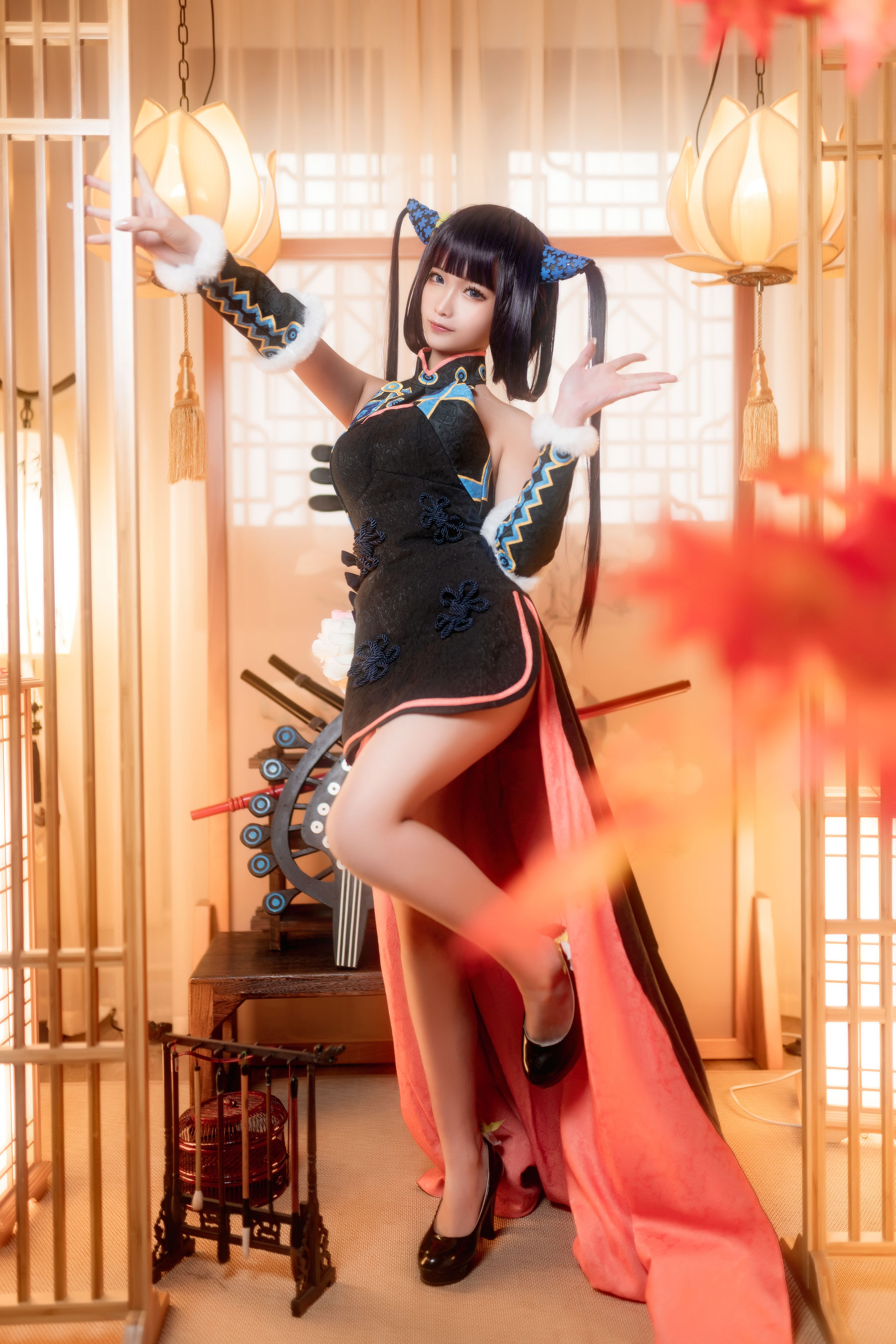 [Cosplay写真] 动漫博主蠢沫沫 - 杨玉环二破