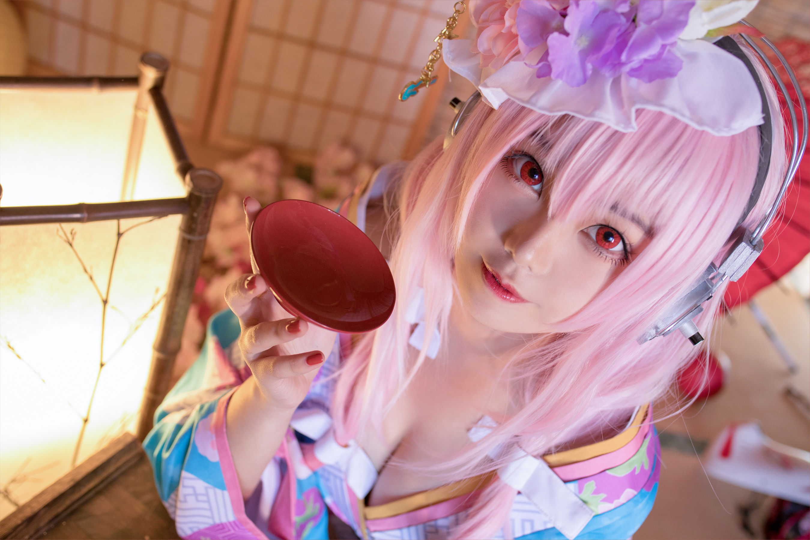 [Cosplay写真] 萌系小姐姐蜜汁猫裘 - 索尼子和服