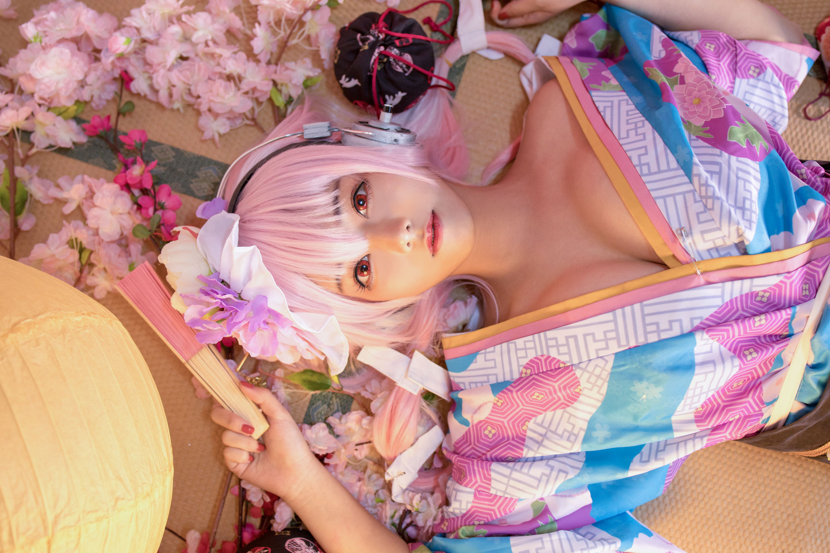 [Cosplay写真] 萌系小姐姐蜜汁猫裘 - 索尼子和服