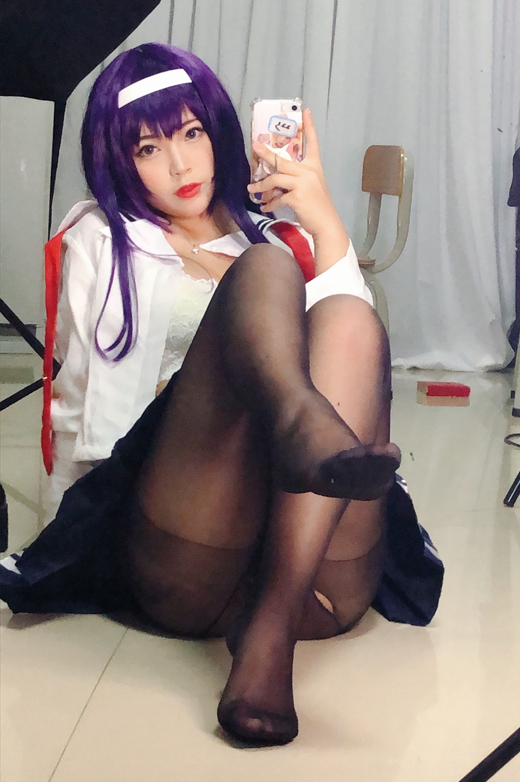 [Cosplay写真] 萌系小姐姐-白烨- - 学姐校服