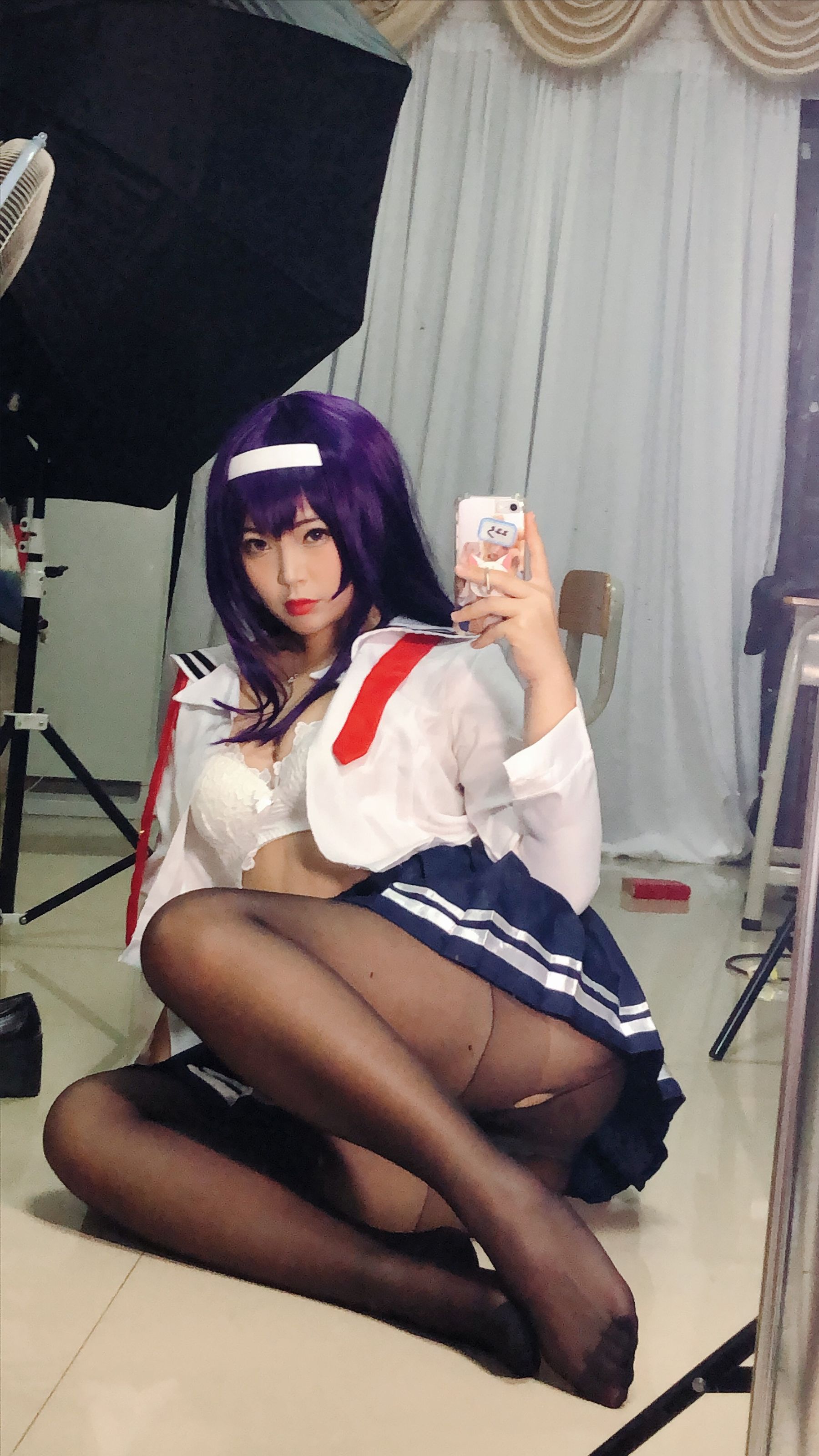 [Cosplay写真] 萌系小姐姐-白烨- - 学姐校服