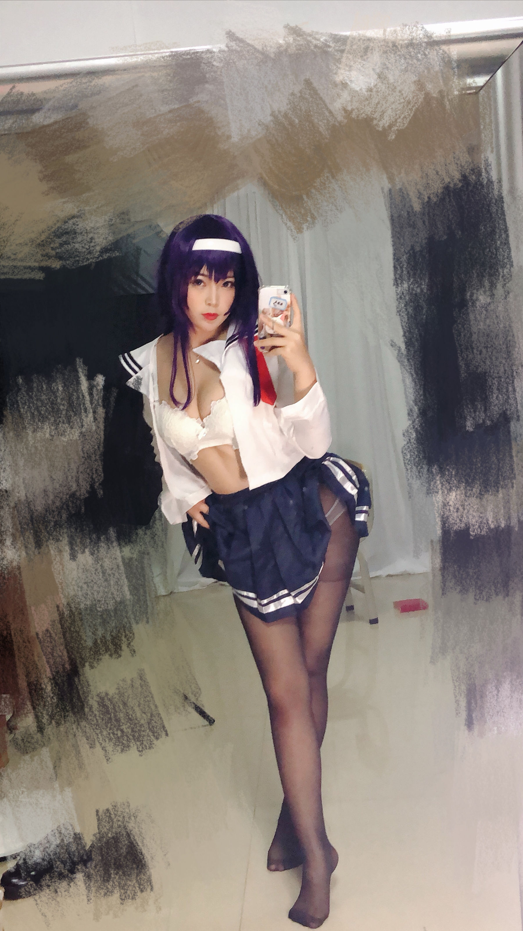 [Cosplay写真] 萌系小姐姐-白烨- - 学姐校服